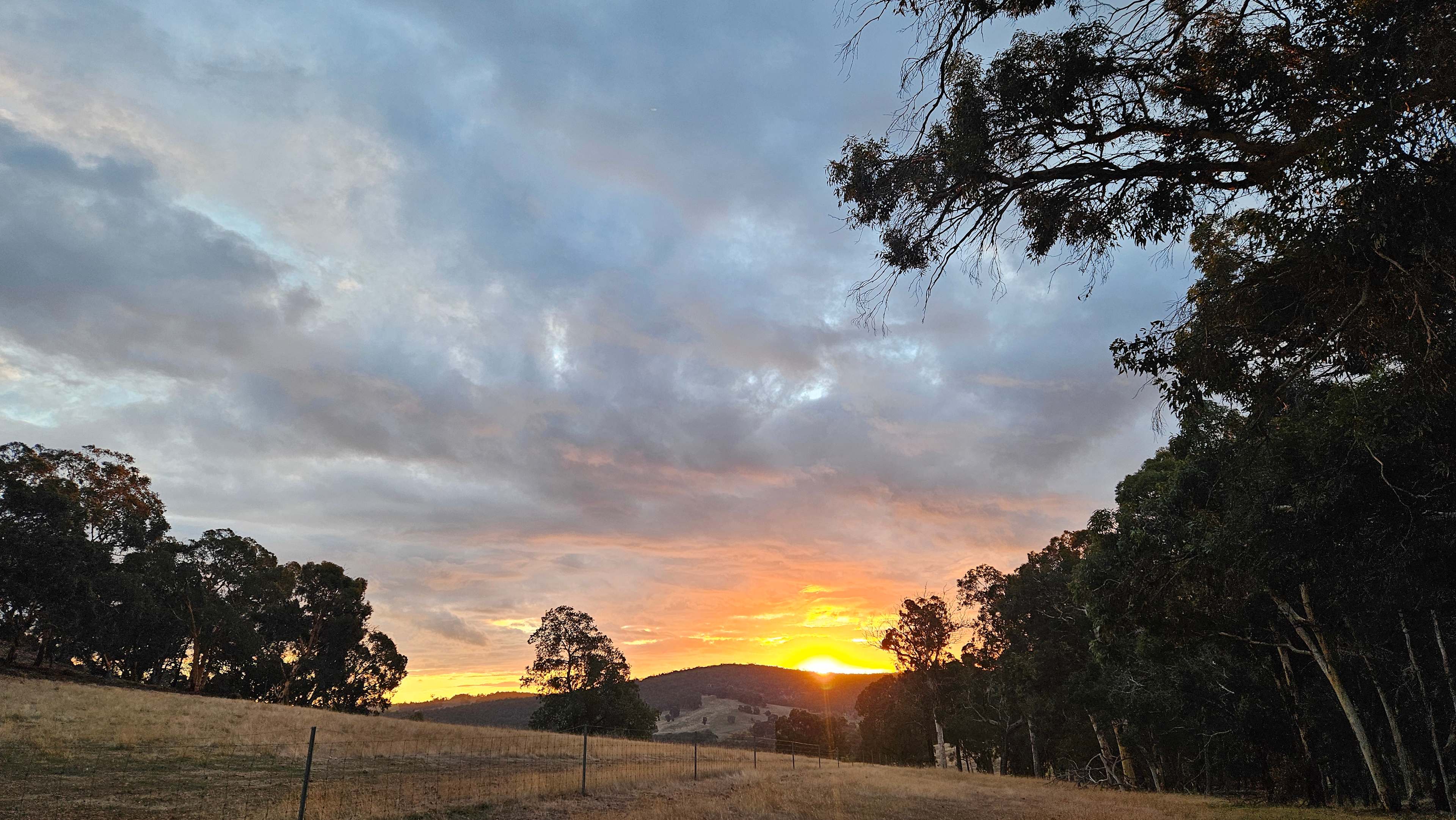 Beautiful view of sunset 