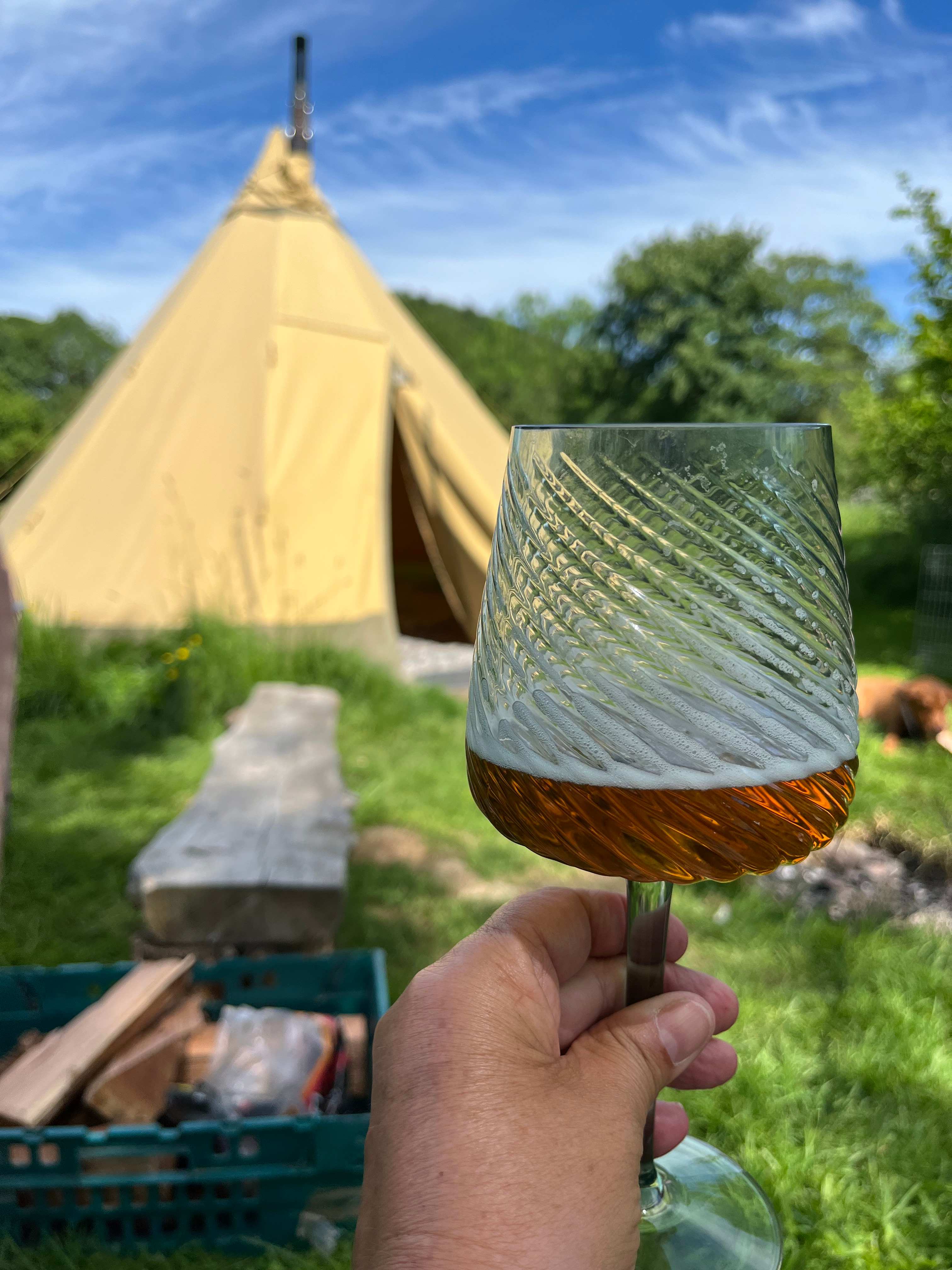 Tipis at Ponty, Greener Camping