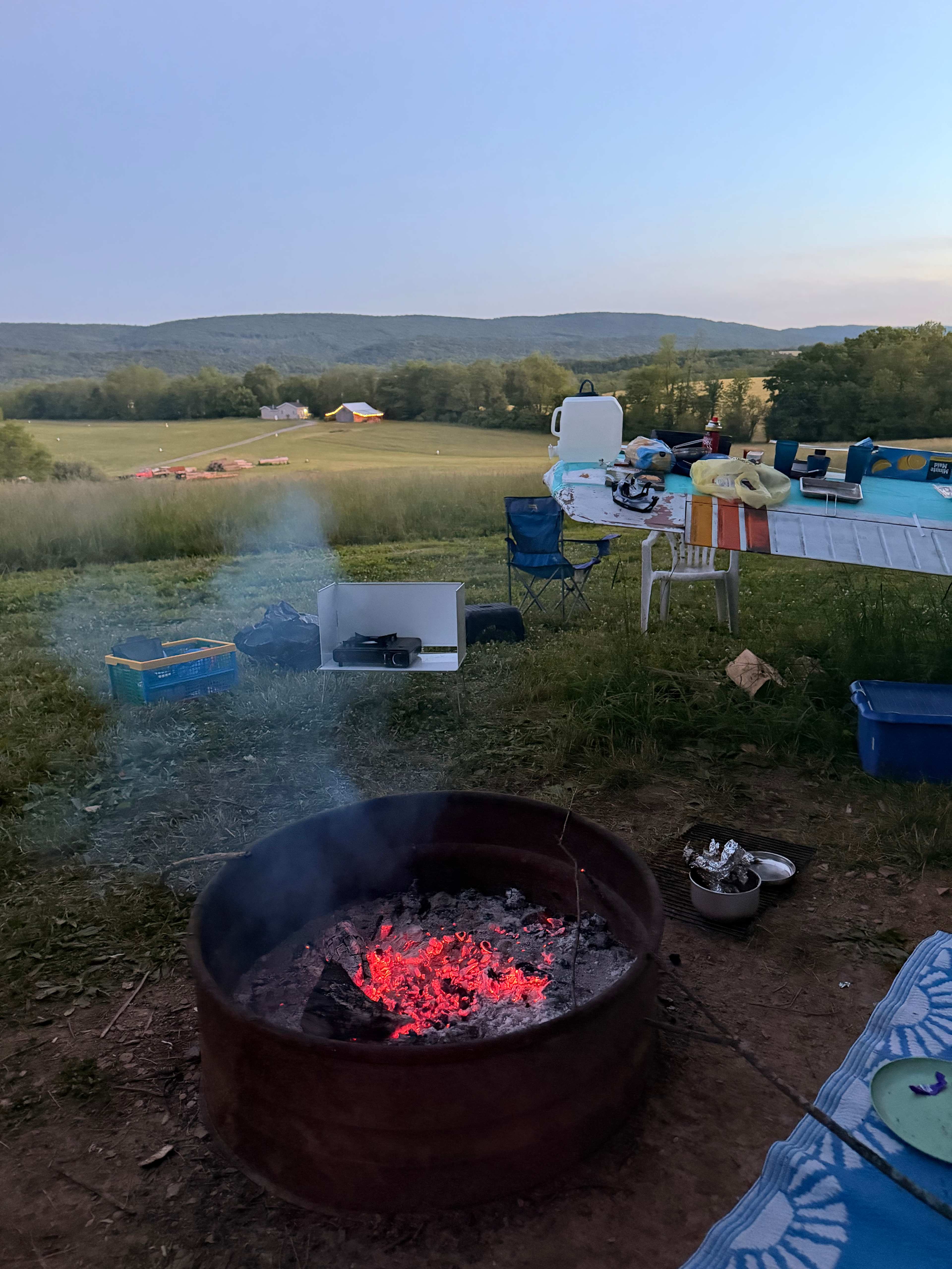 Fire pit & Table