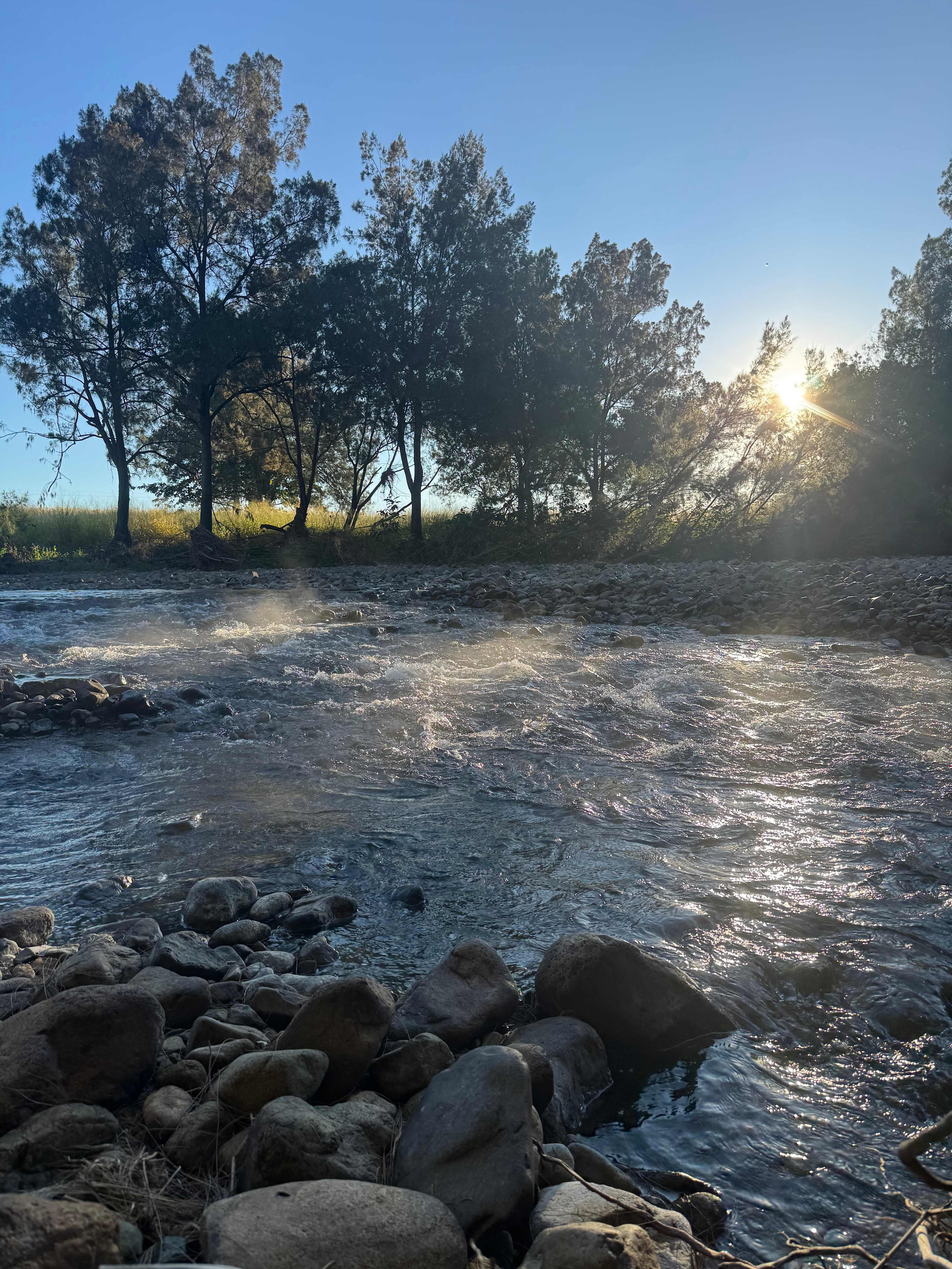 Creek and Antique Camping