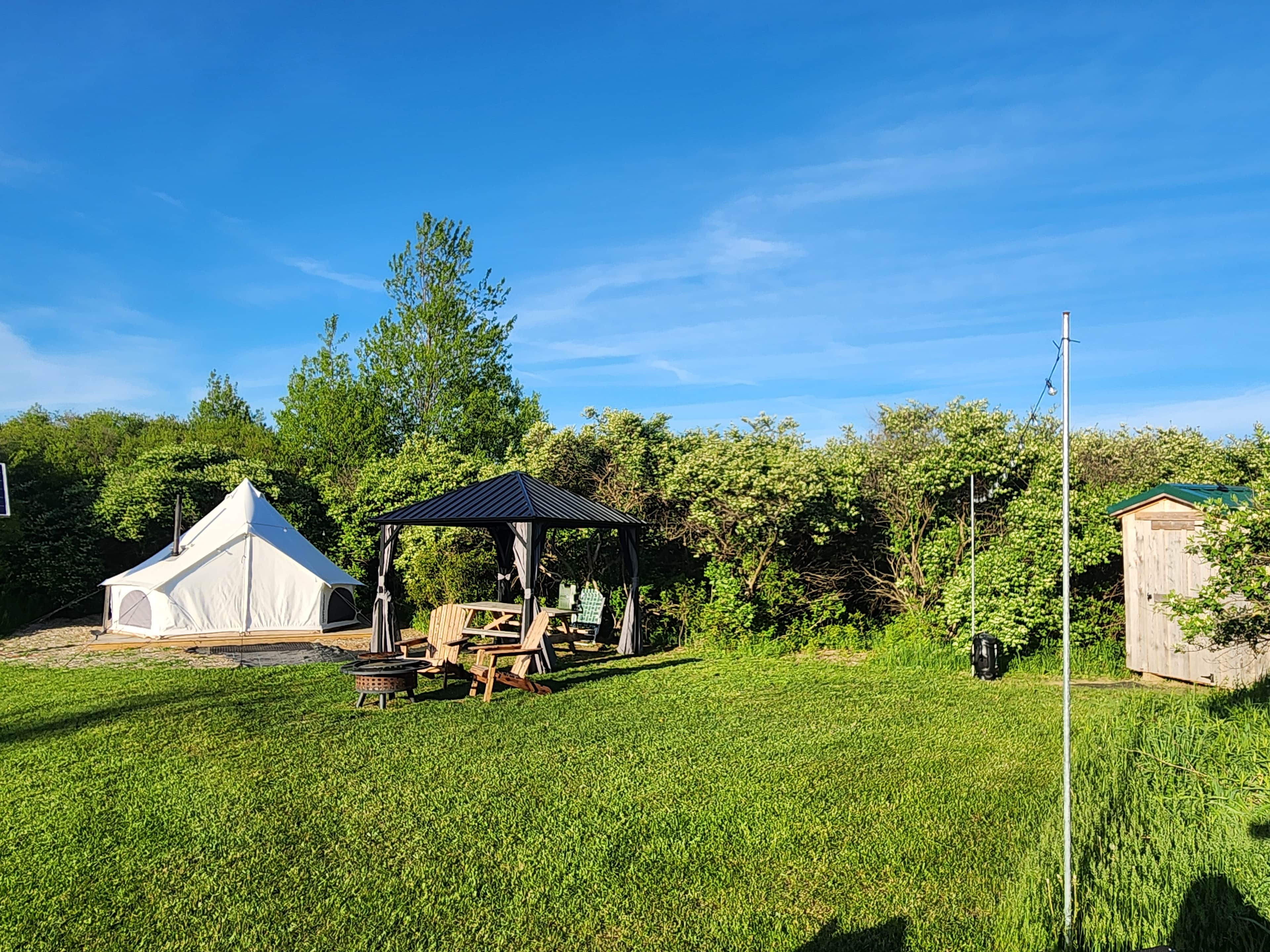 Overgrown Ridge Camp By Letchworth