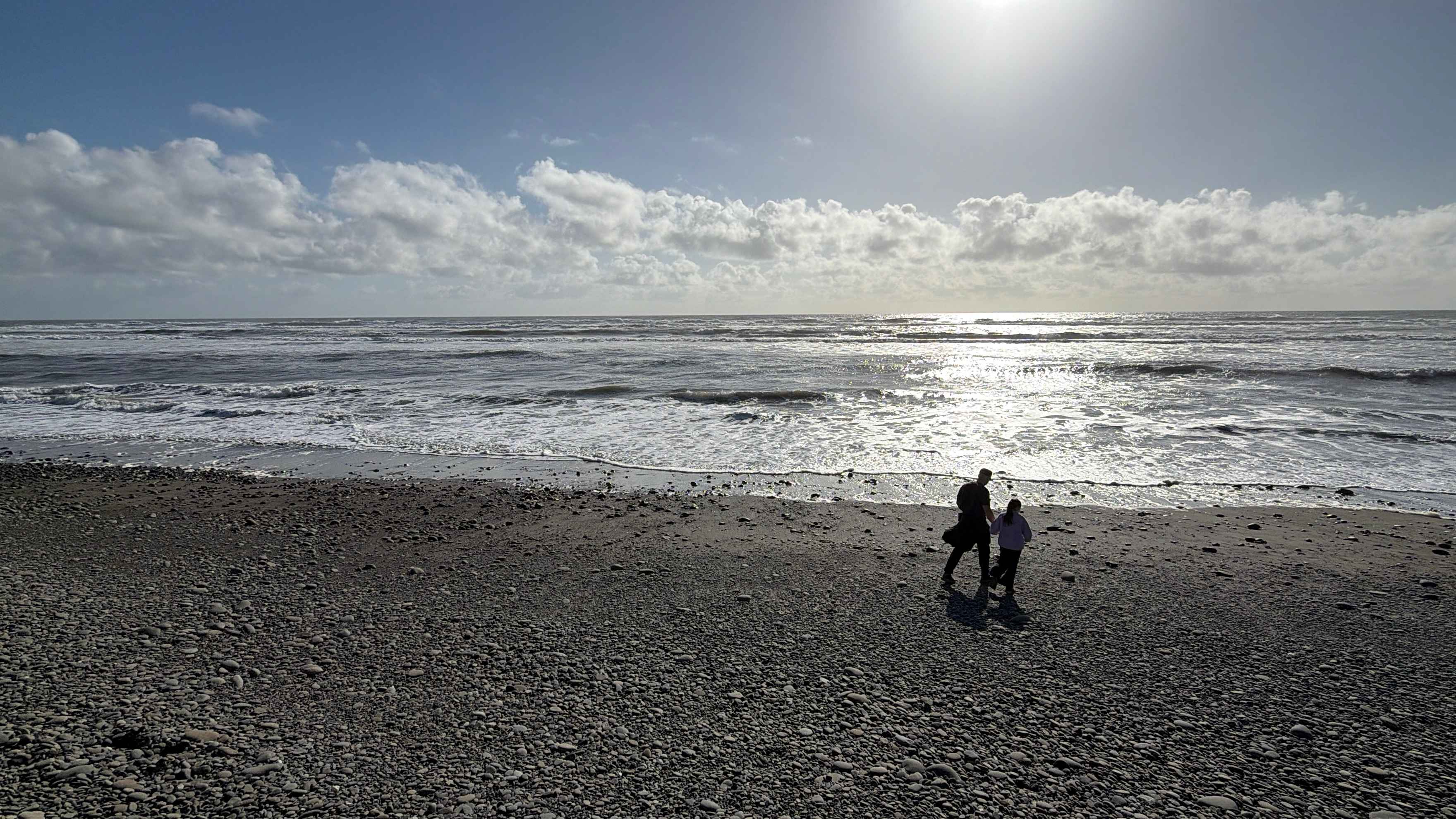 sunset walks on the beach is spectacular