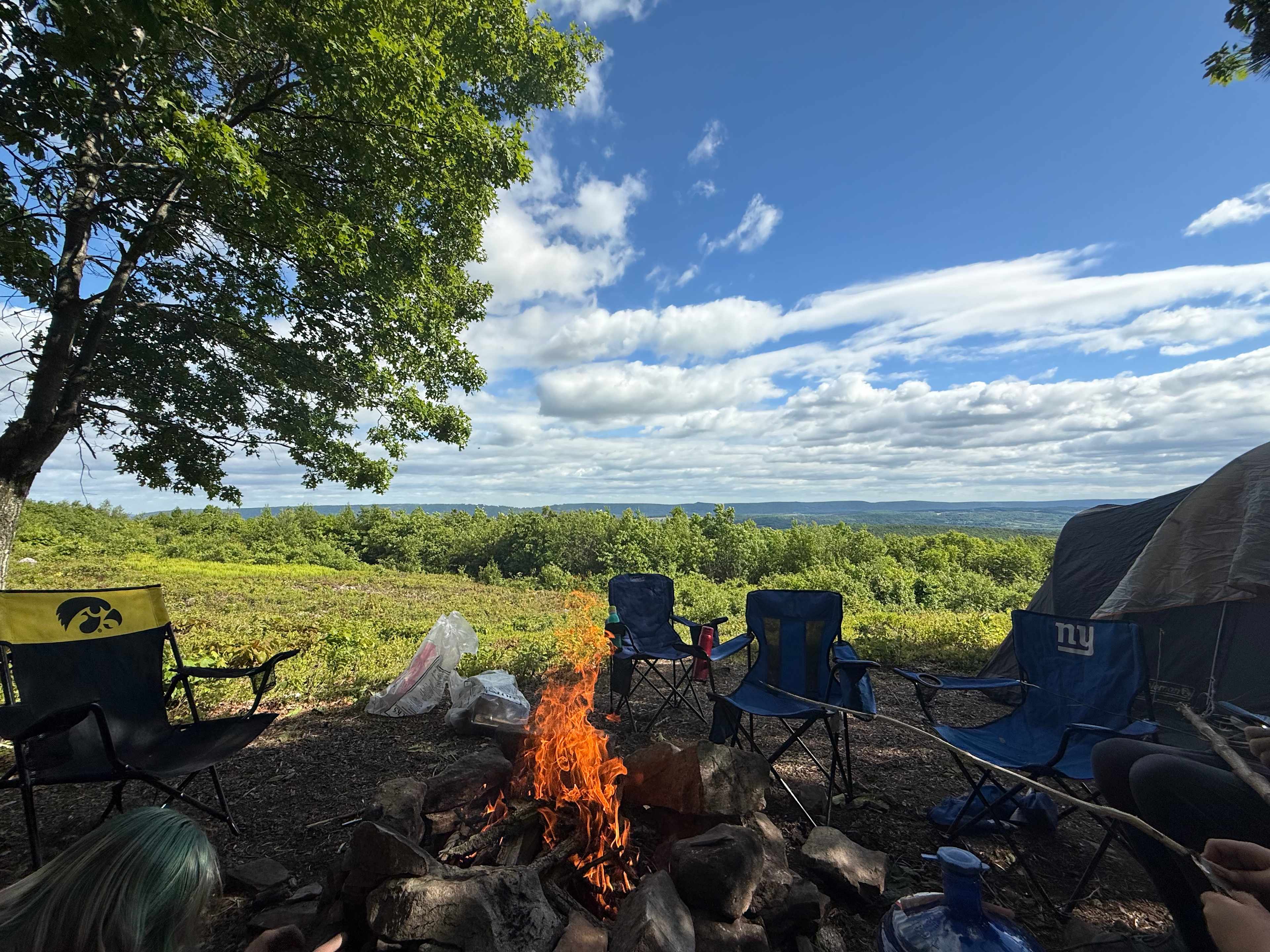 100 Mile View Camping, Jim Thorpe