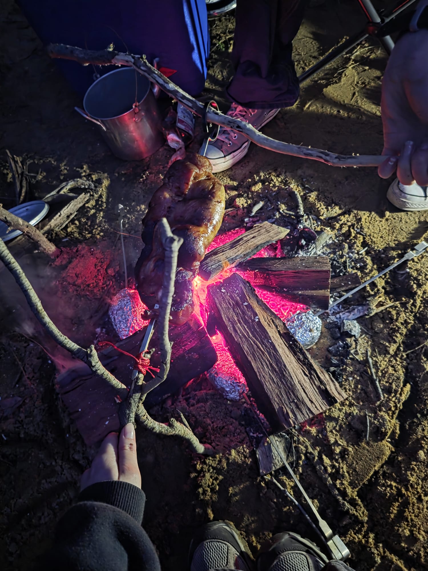 Dinner (full camping experice is making your own way to cook your food)
