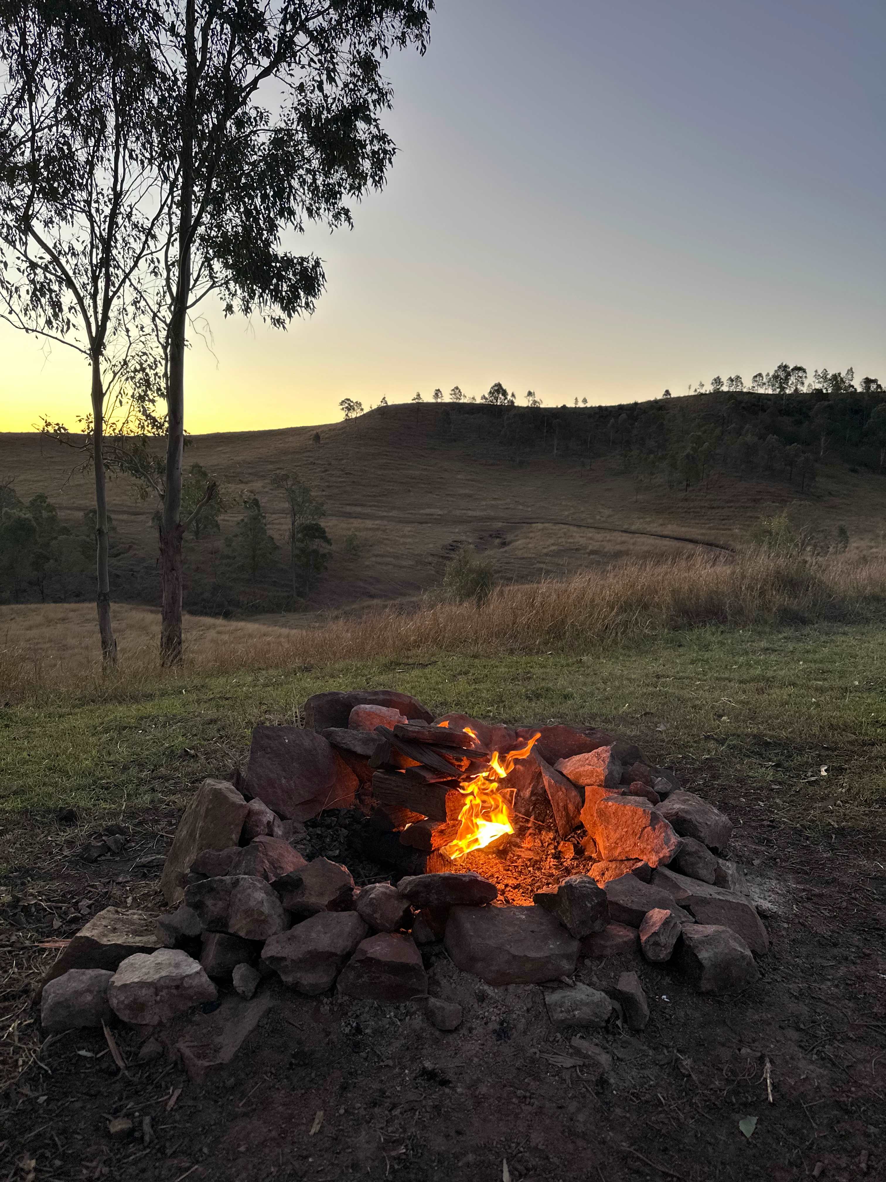 Fantastic fire out with amazing sunset views 