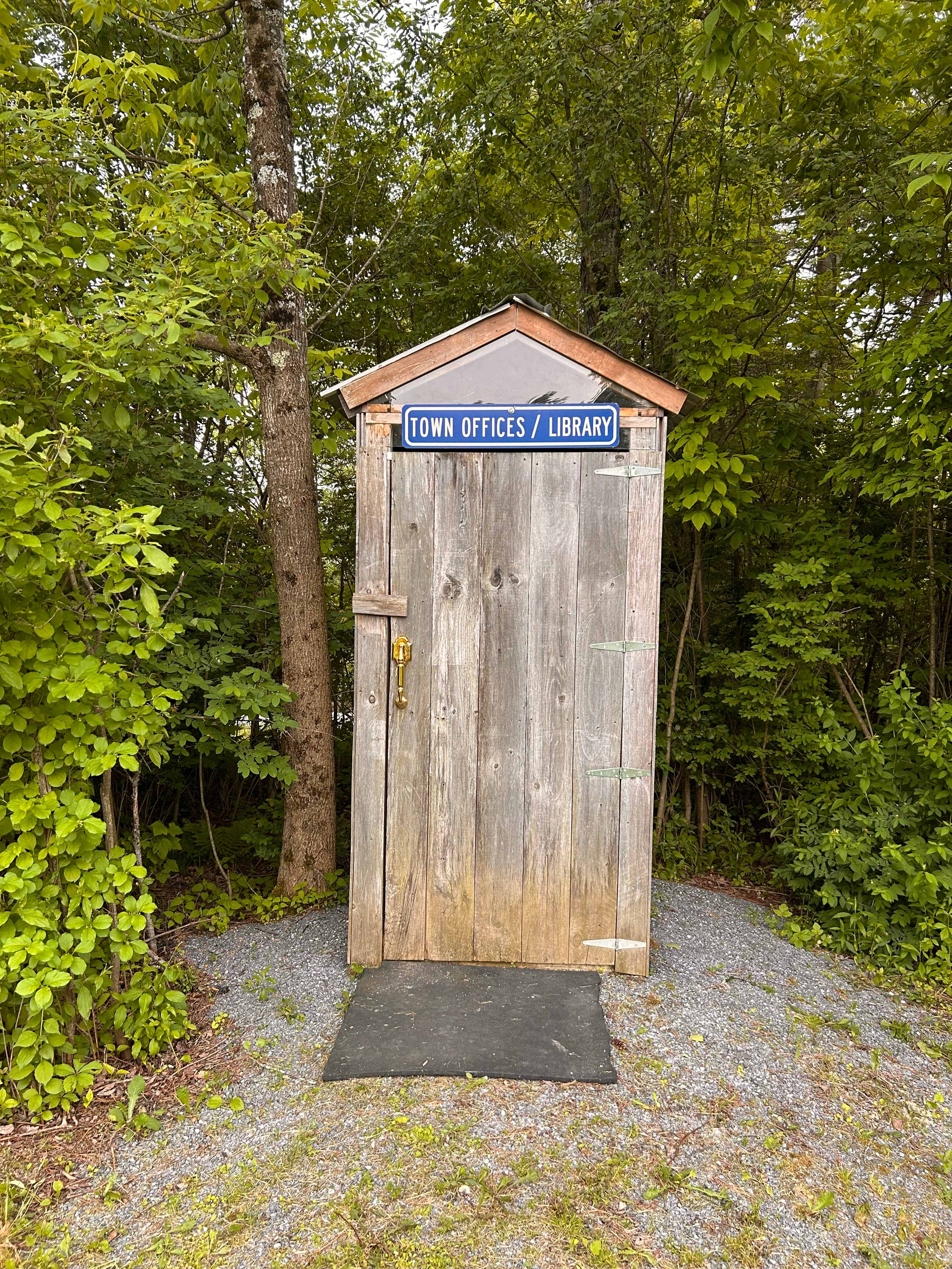 Our privy for the weekend - very clean!