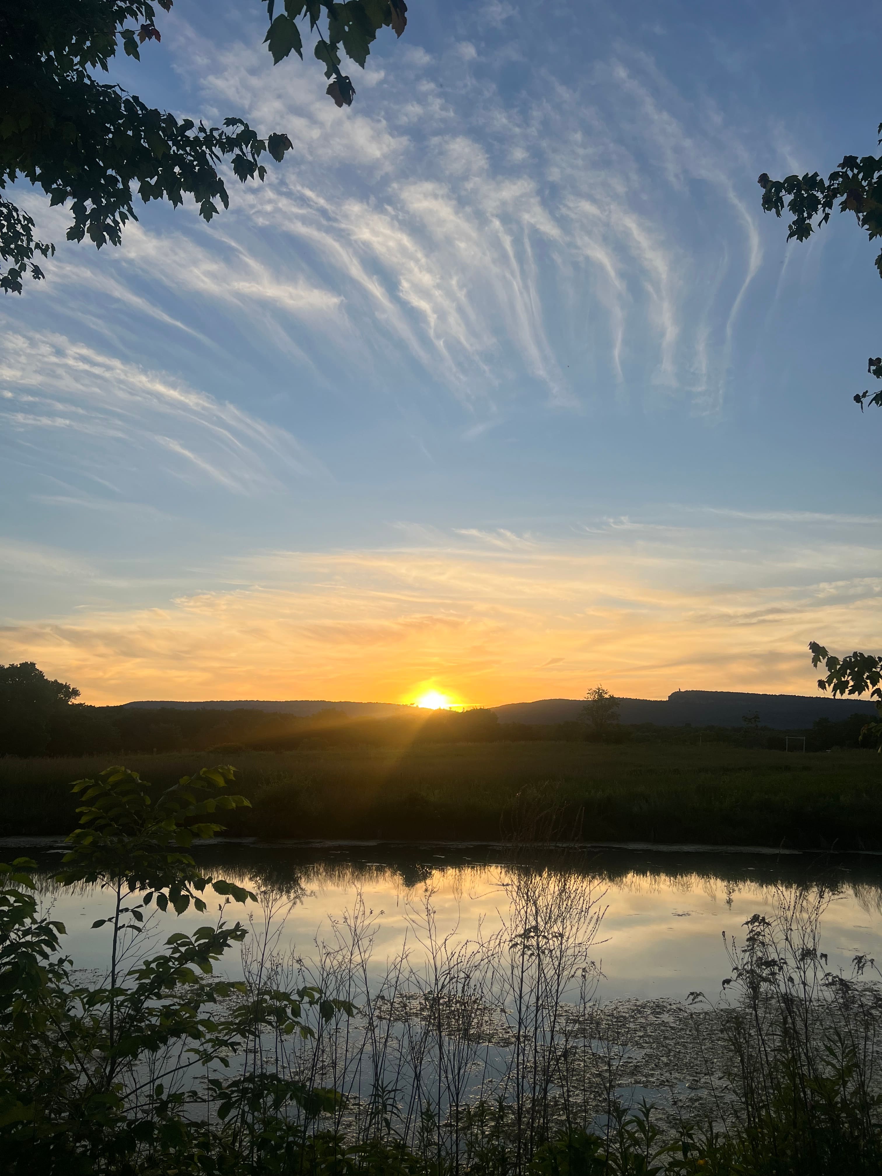 Sunset from site 1