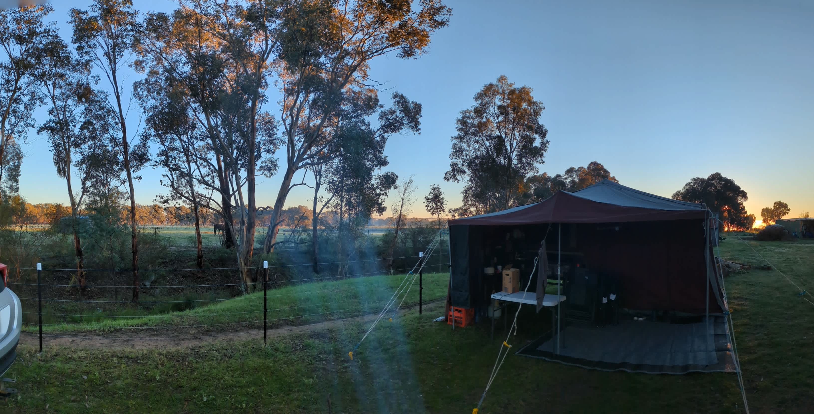 Sunrise at Sally's land