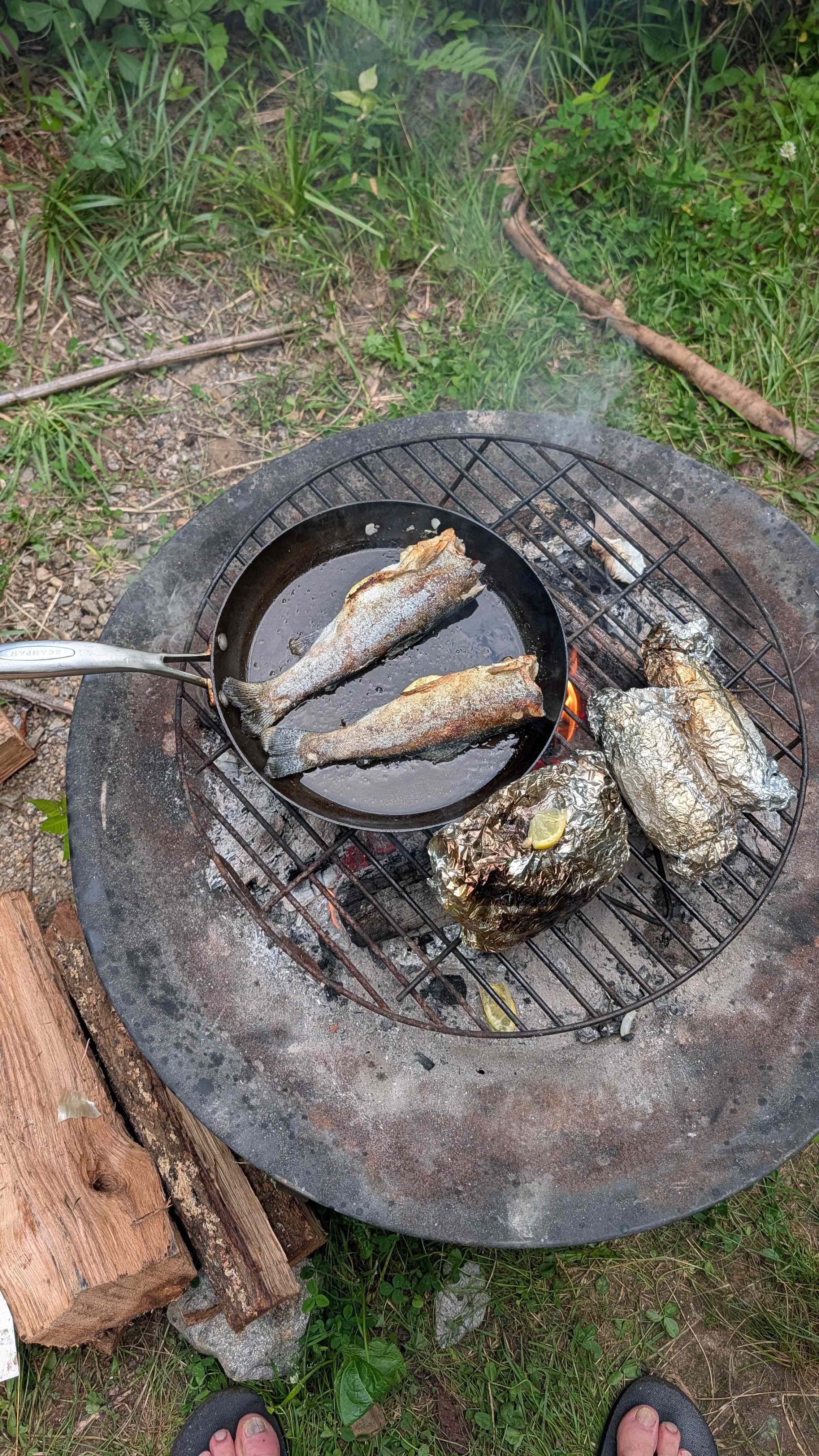 A wonderful spot to have dinner after a long day fishing.
