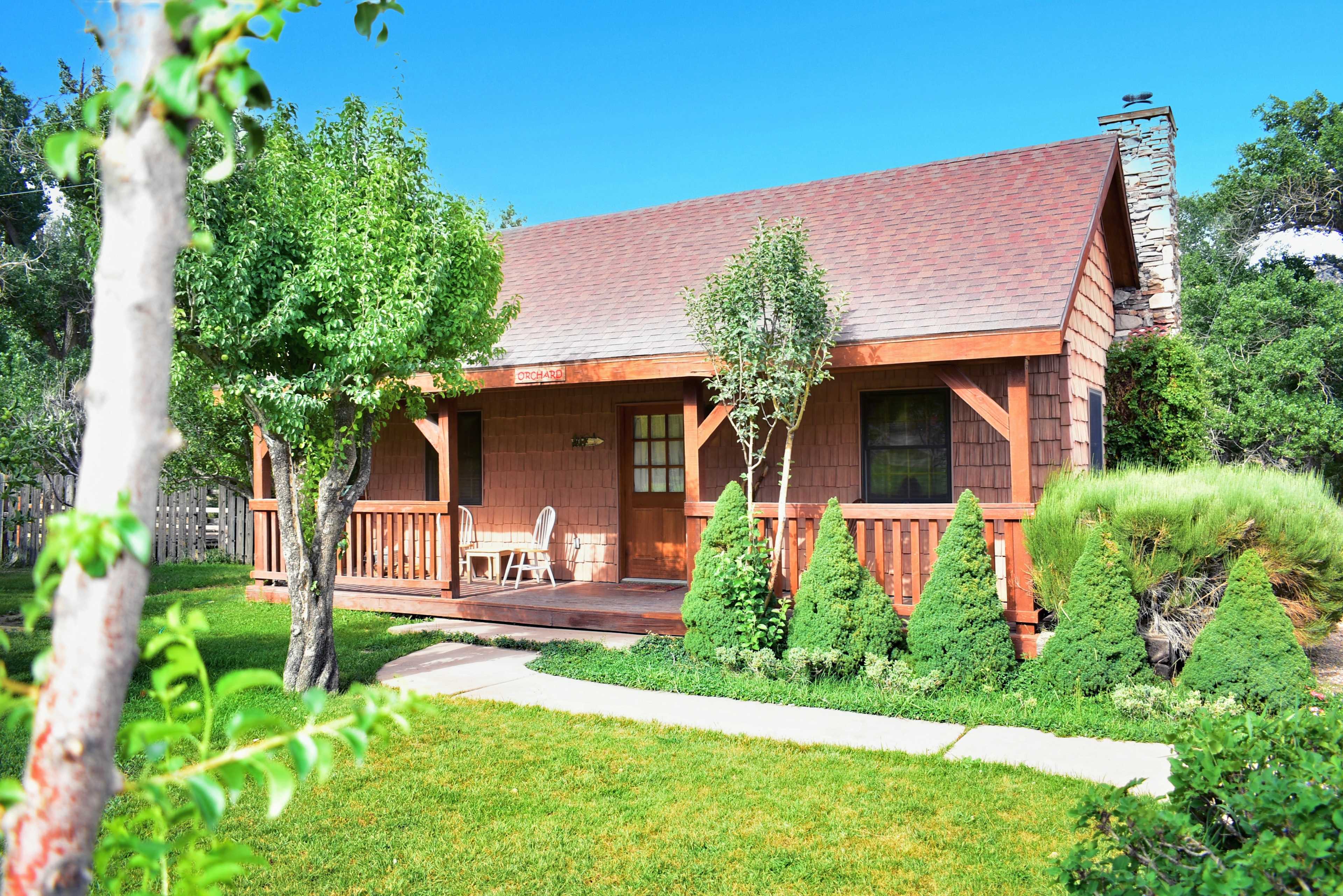 Front of Orchard Cabin