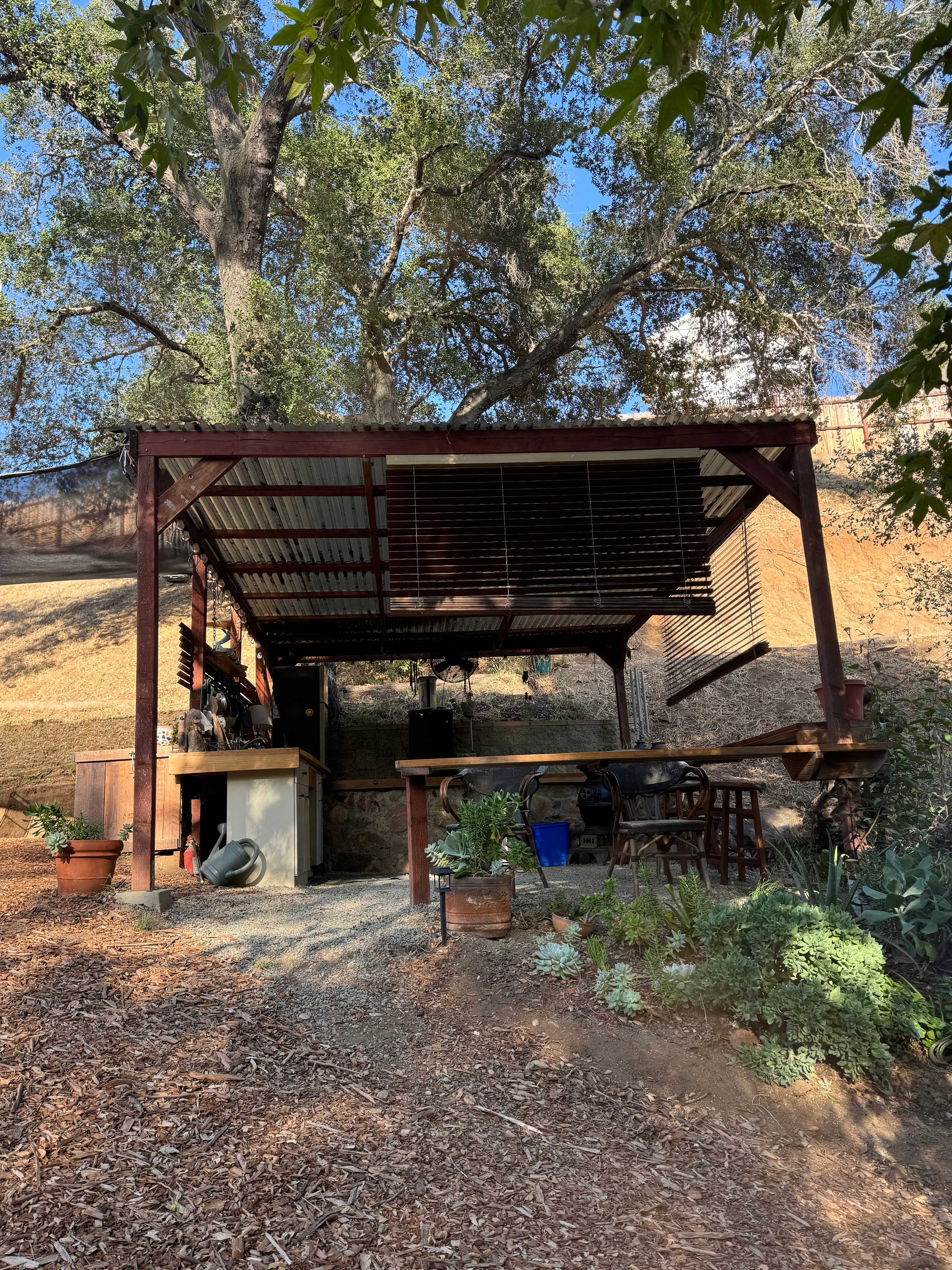 Outdoor kitchen!