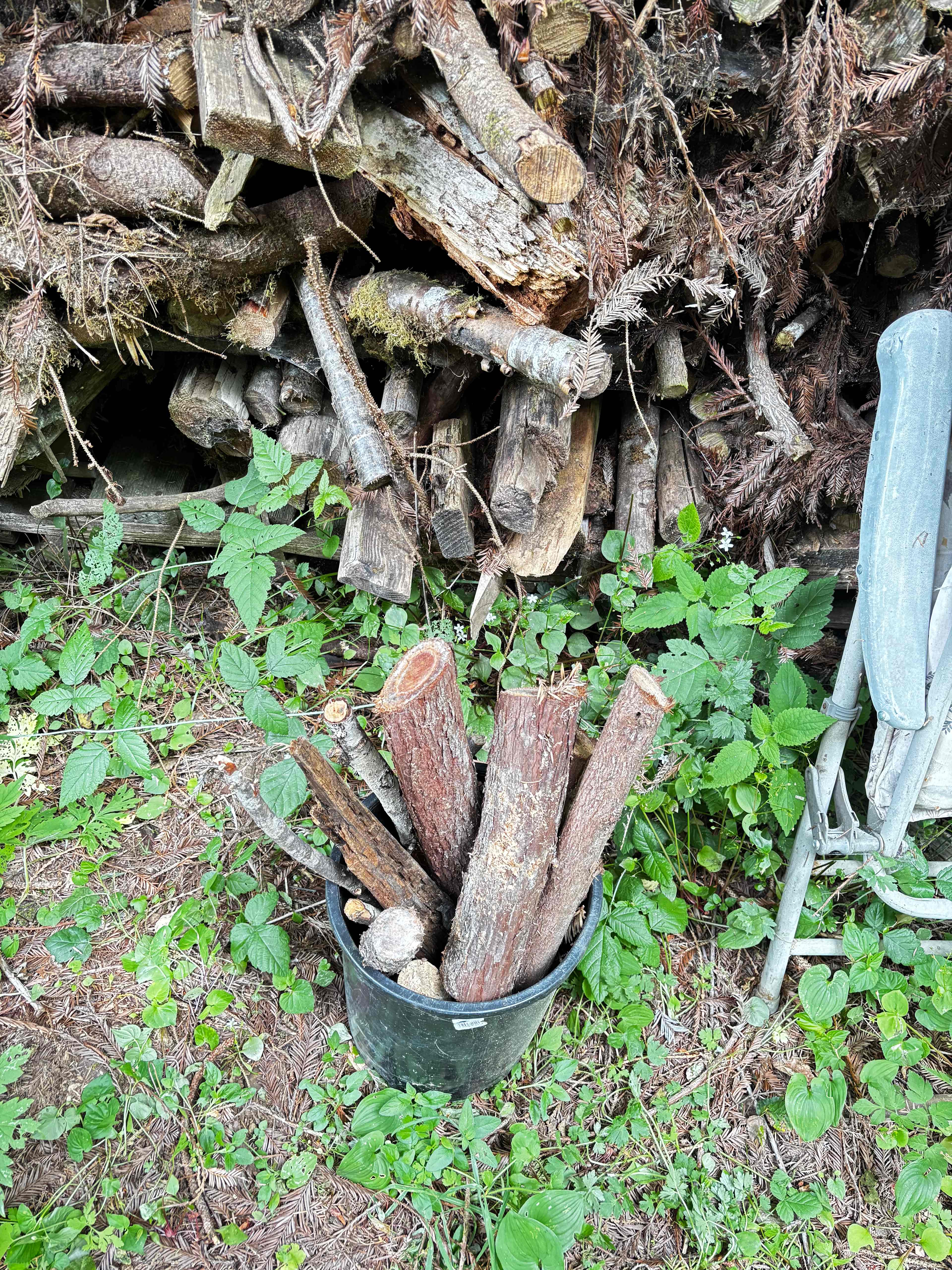 They have firewood on site which is super helpful, and your first bucket is included.