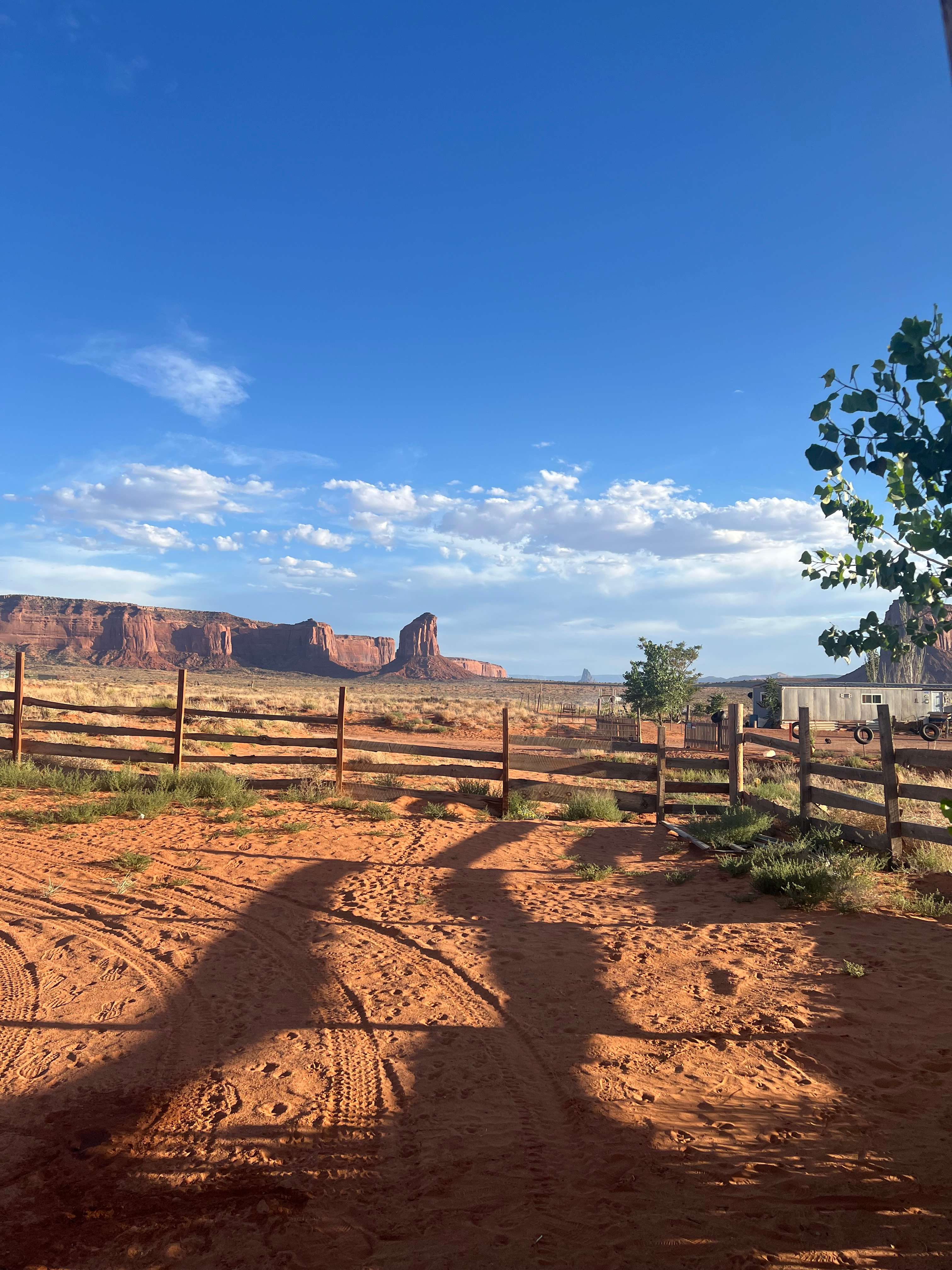 View from campsite