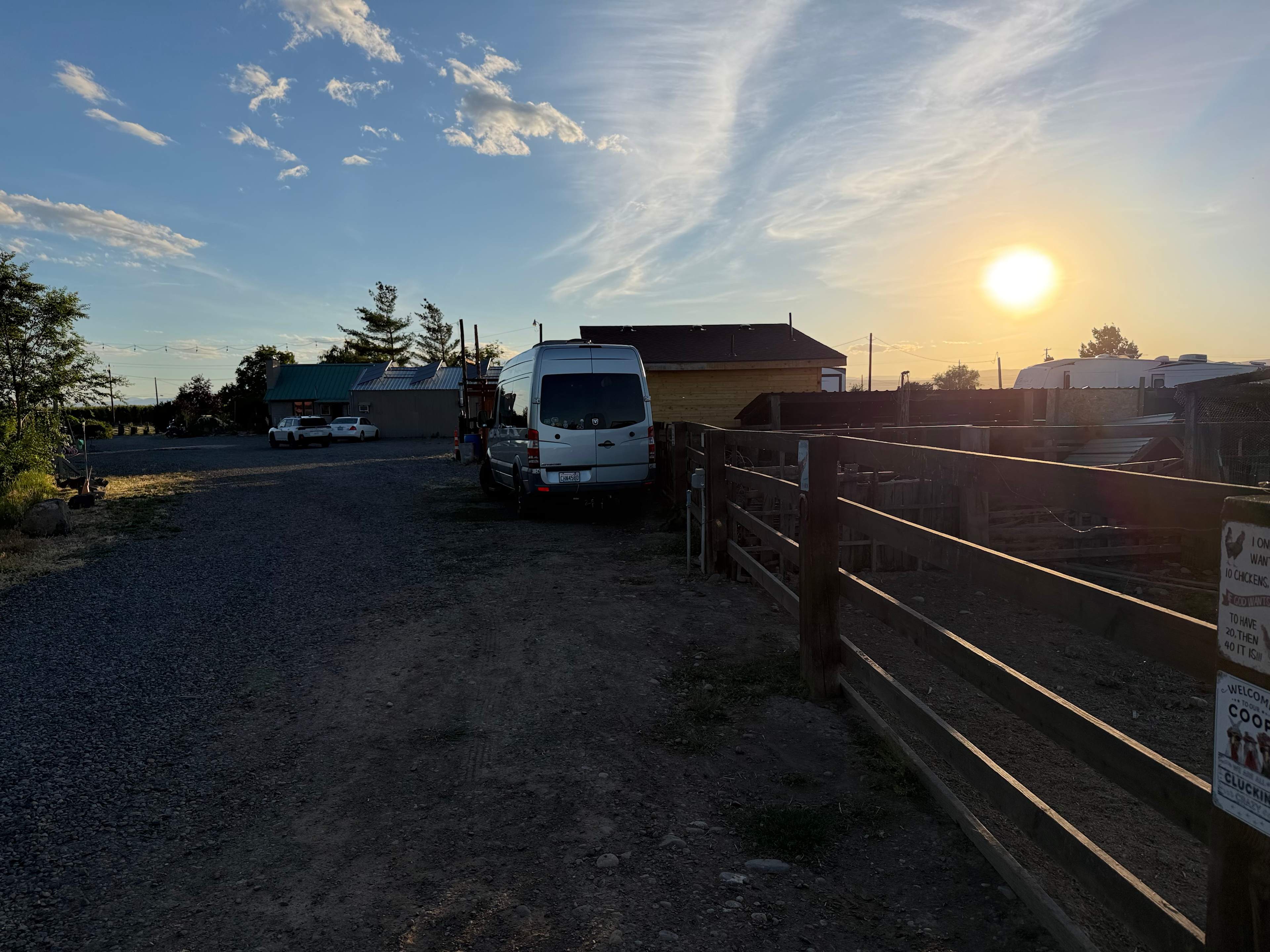 Sunset ready for sleep thanks for a great stay!