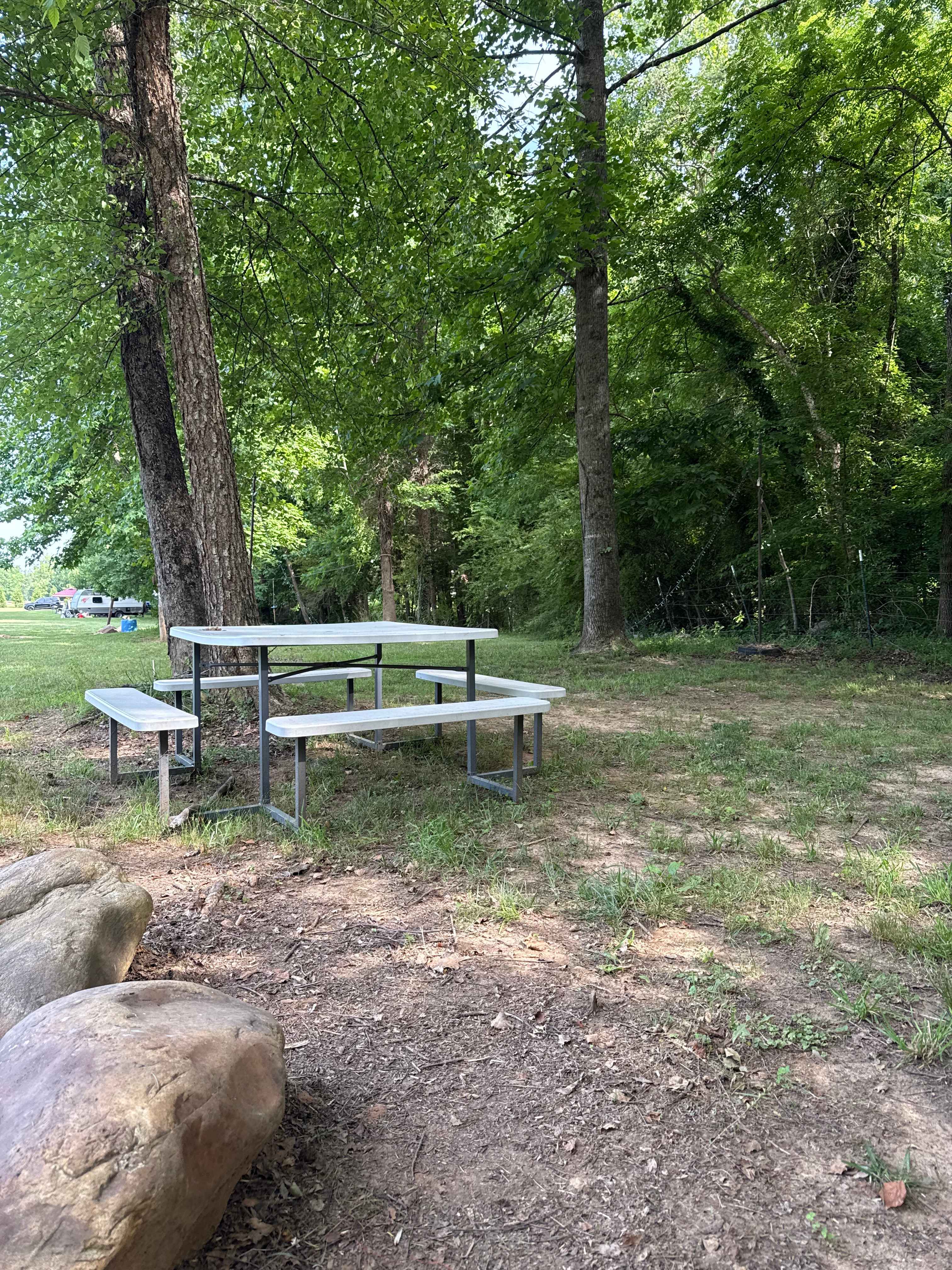 There was also nice, wooden picnic tables, I just didn’t get a picture. 