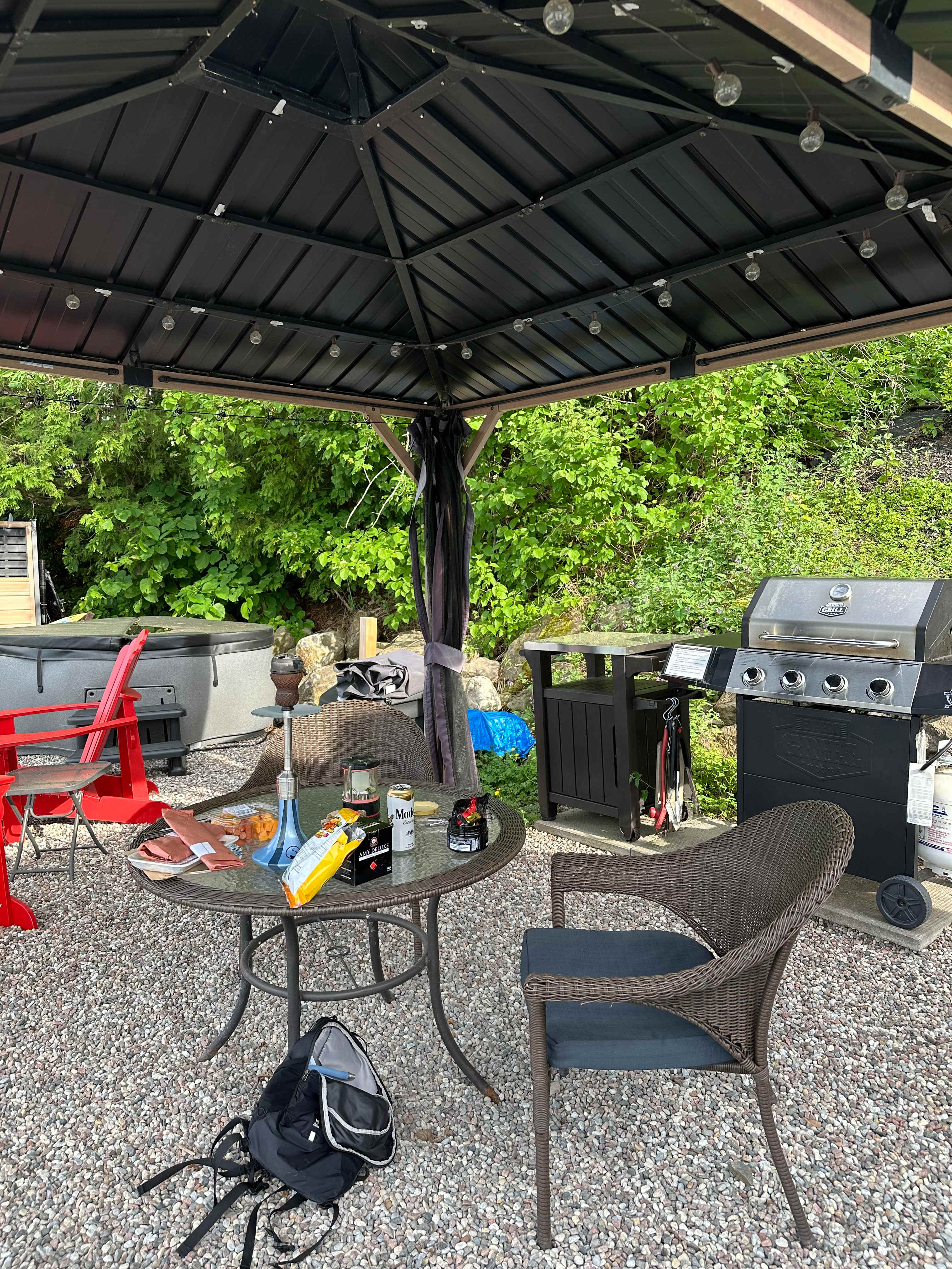 Gazebo and BBQ area