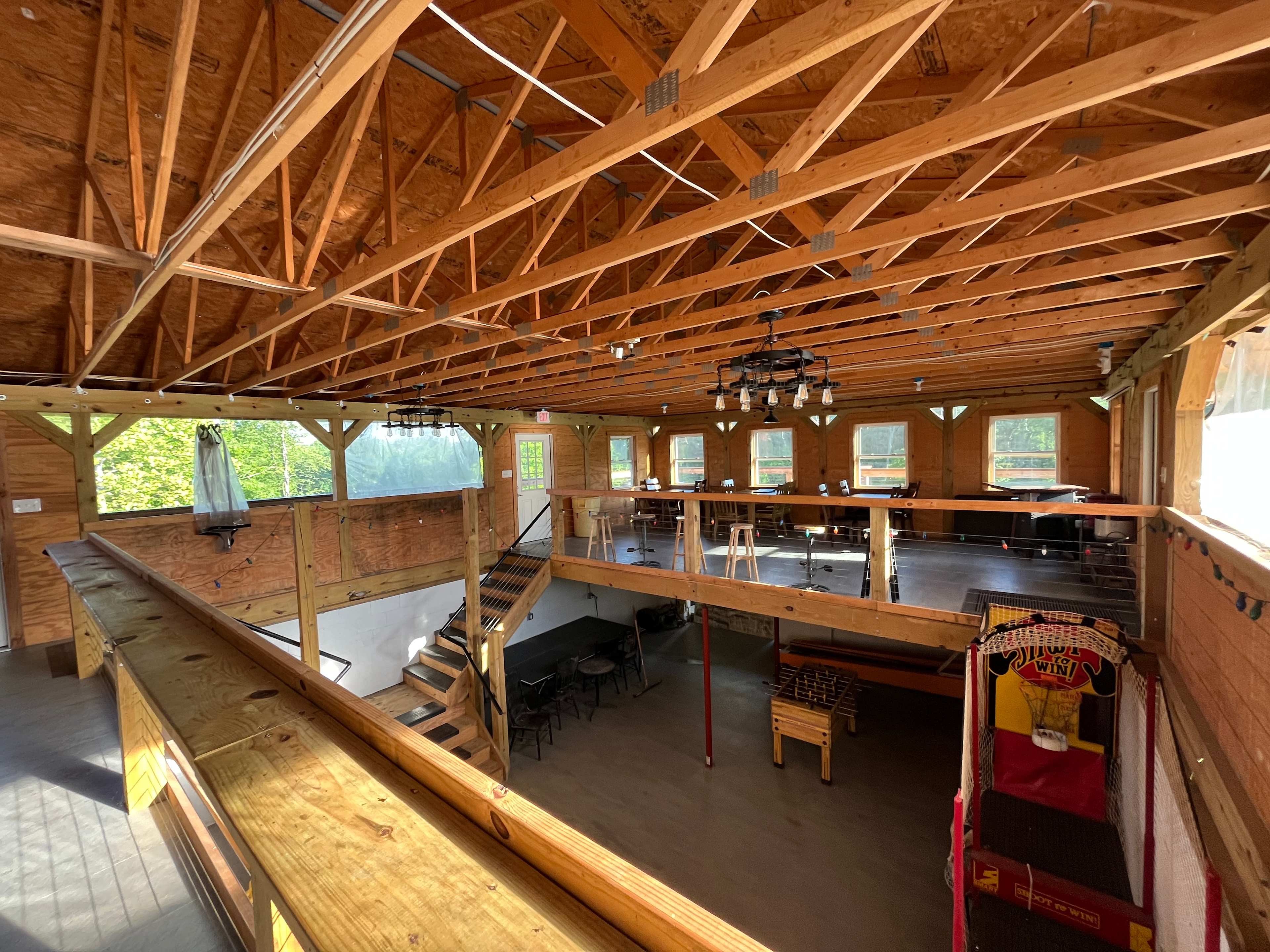 Interior of clubhouse