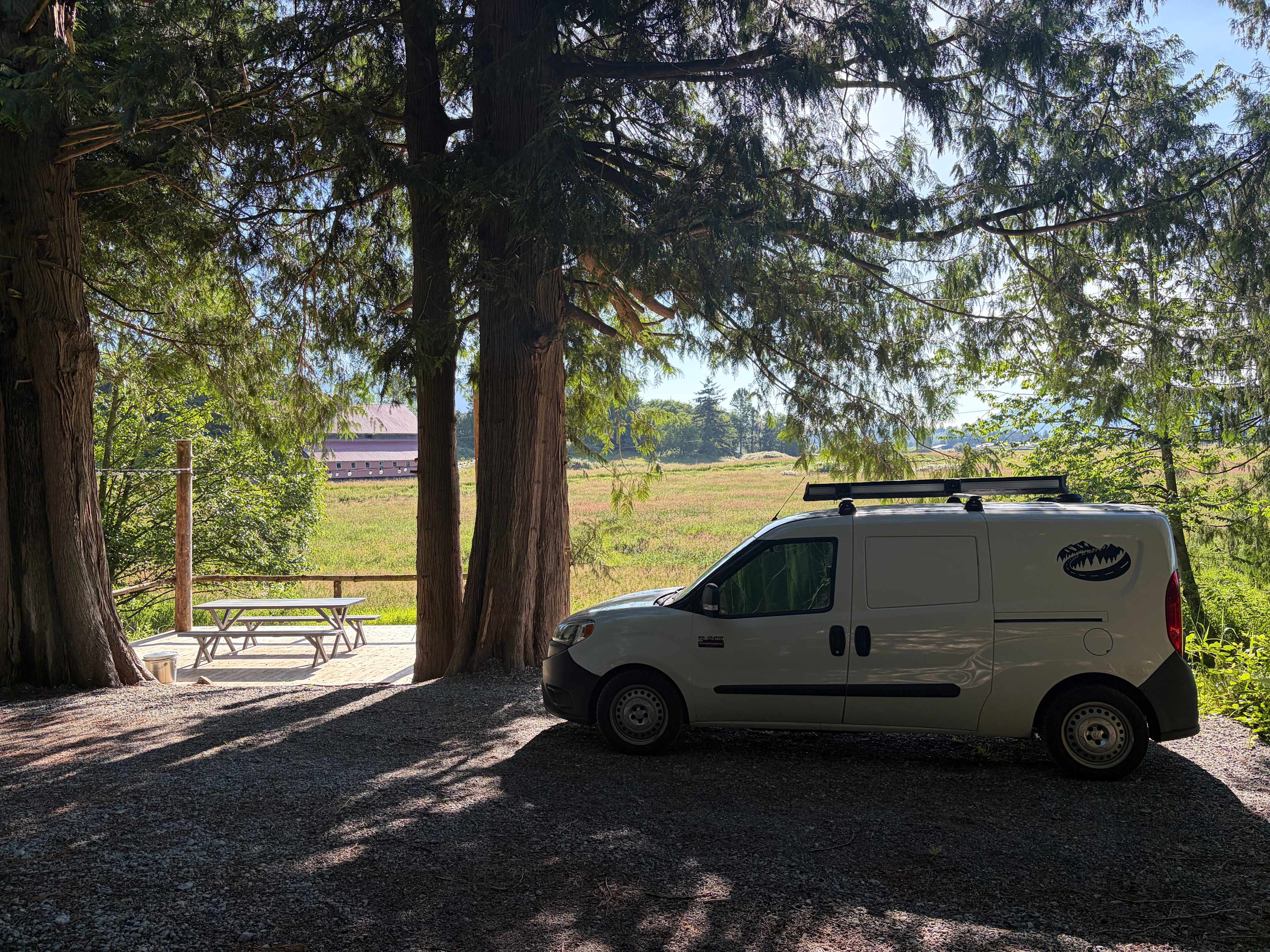 View of the campsite 