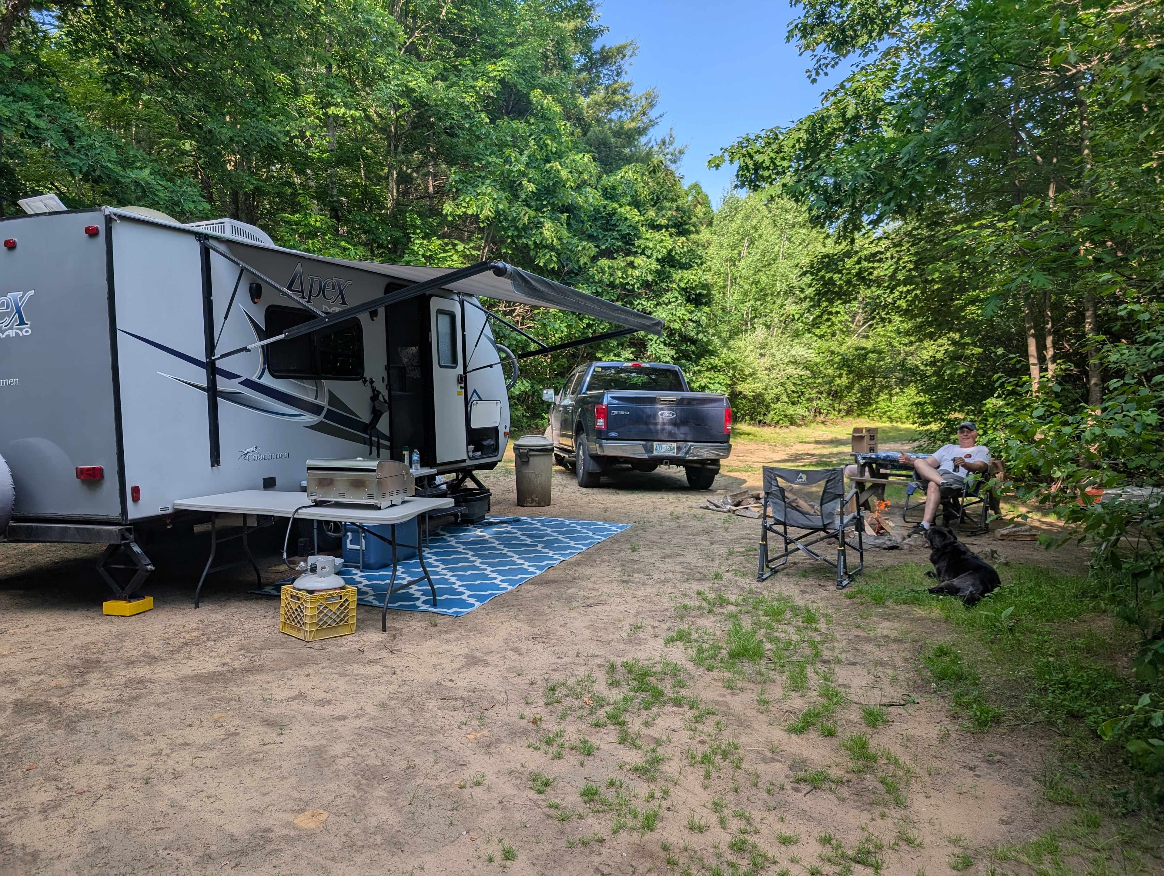 Campers Welcome to The Wolf Swamp.