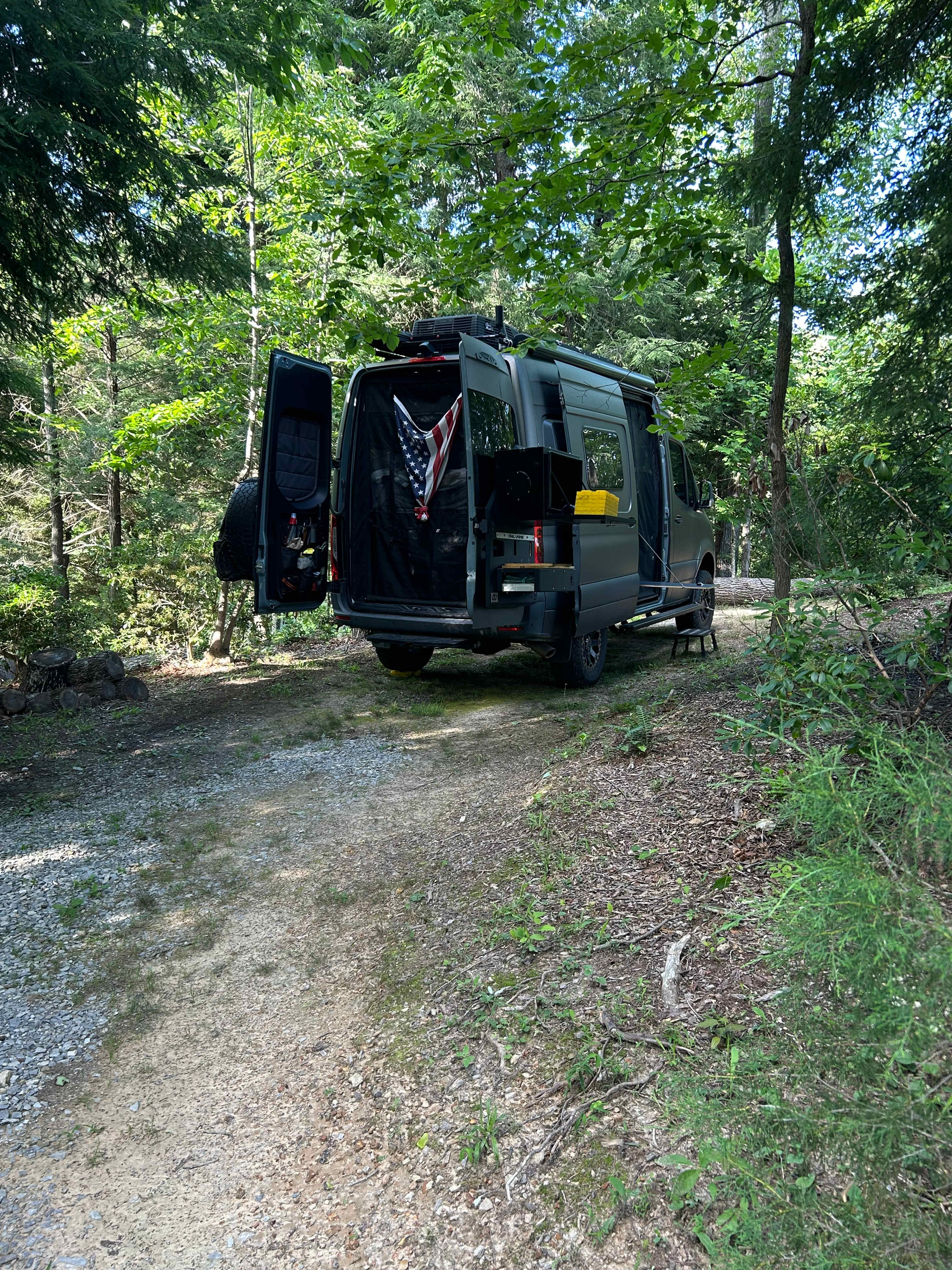 Easy camping but spot is everything!!