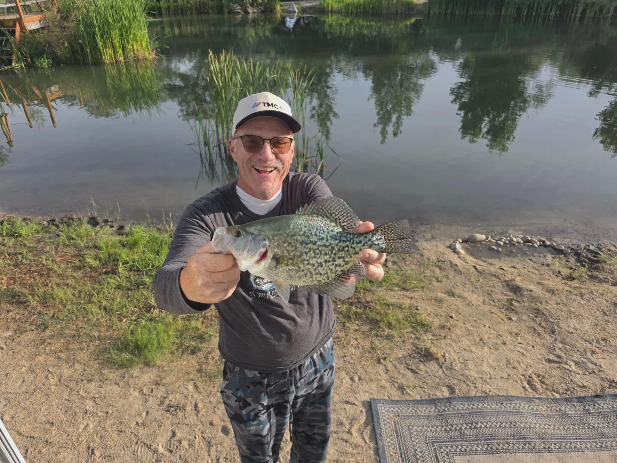 Big crappie surprise.