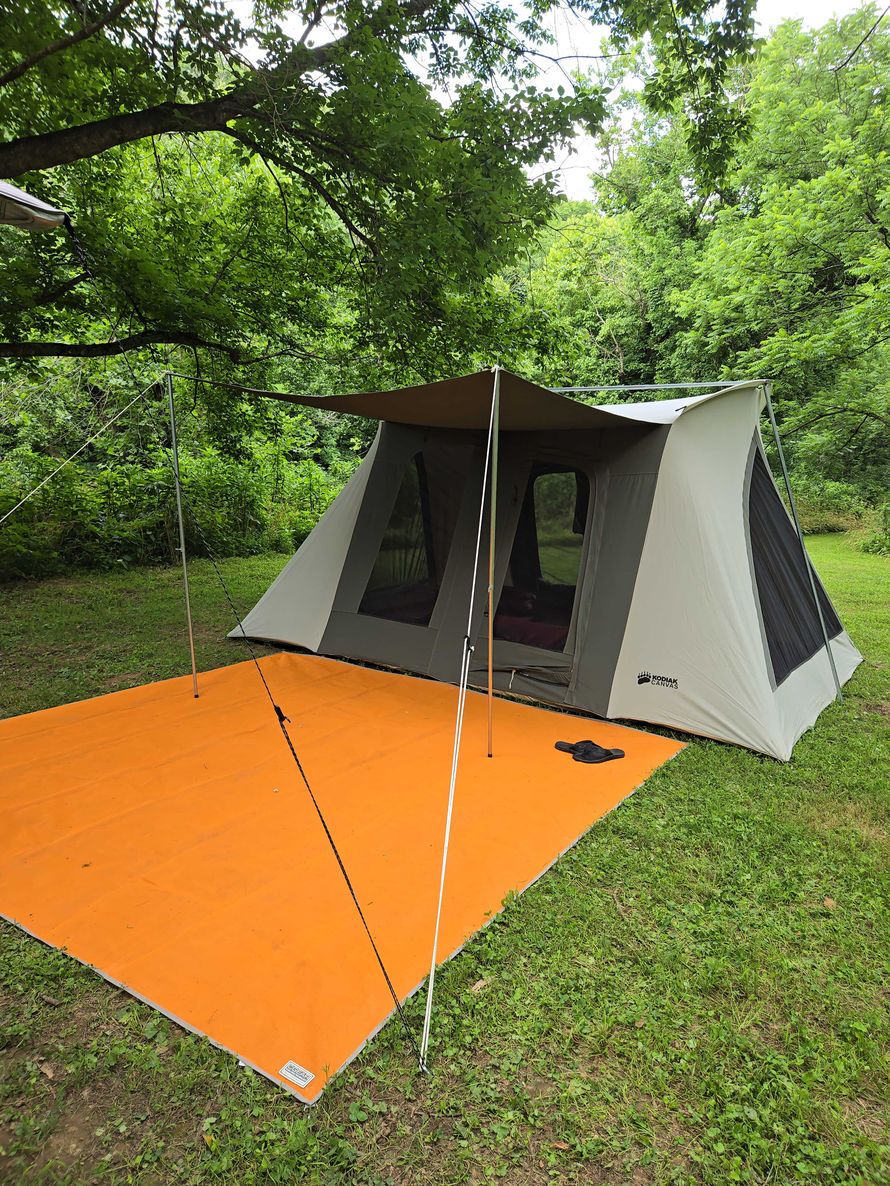 Ample tent space
