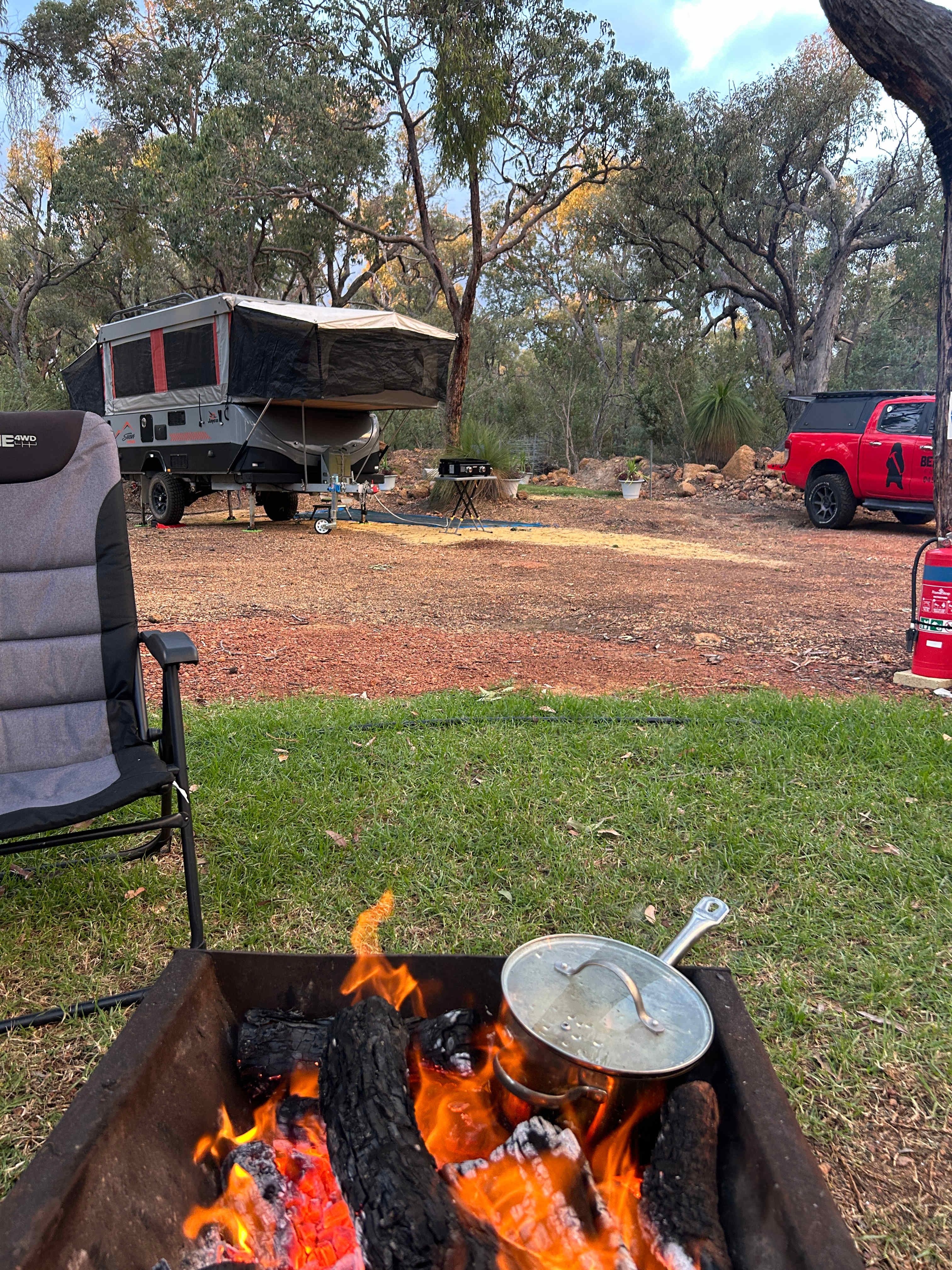 Campfire cooking 
