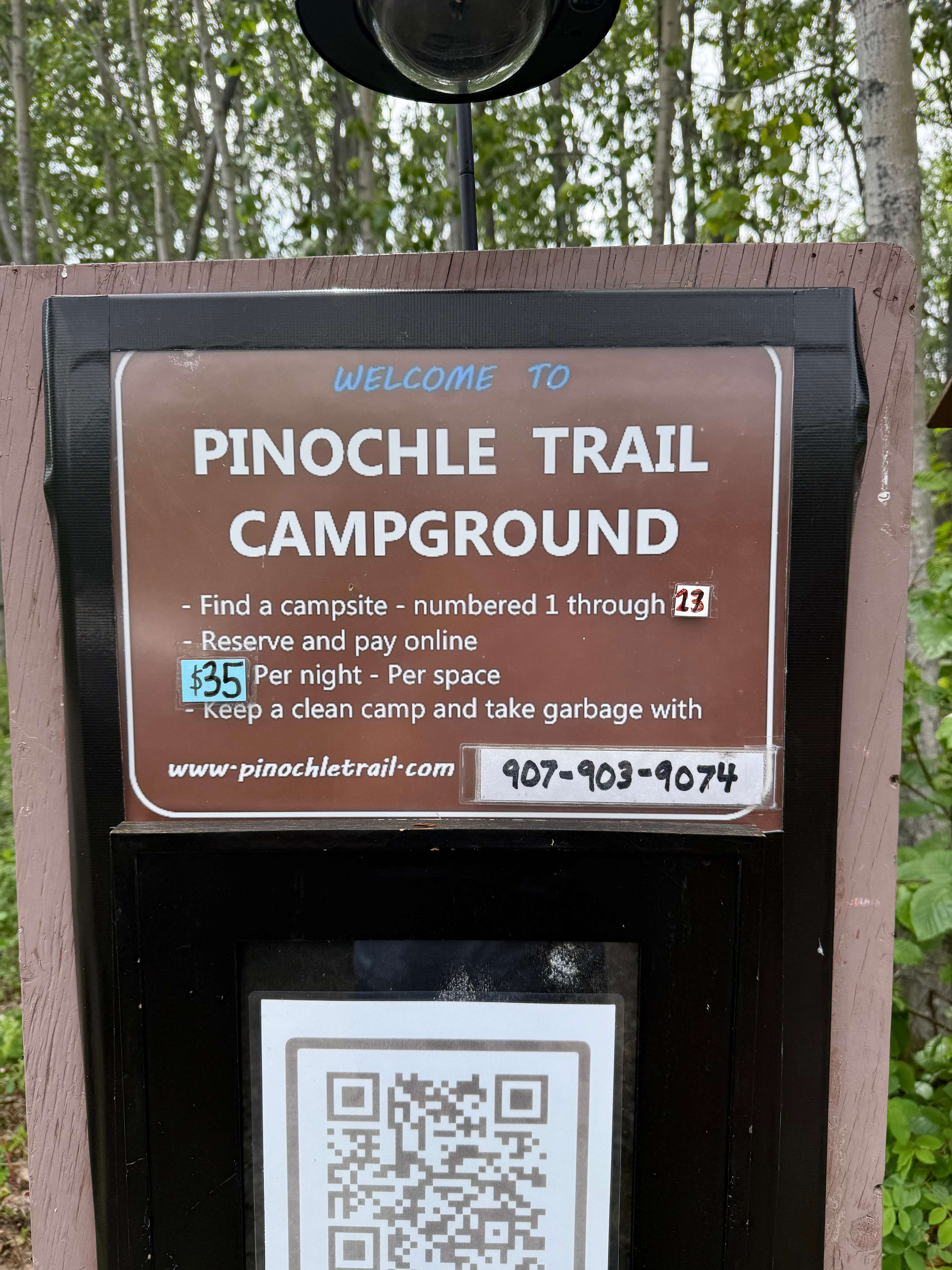 Pinochle Trail Campground