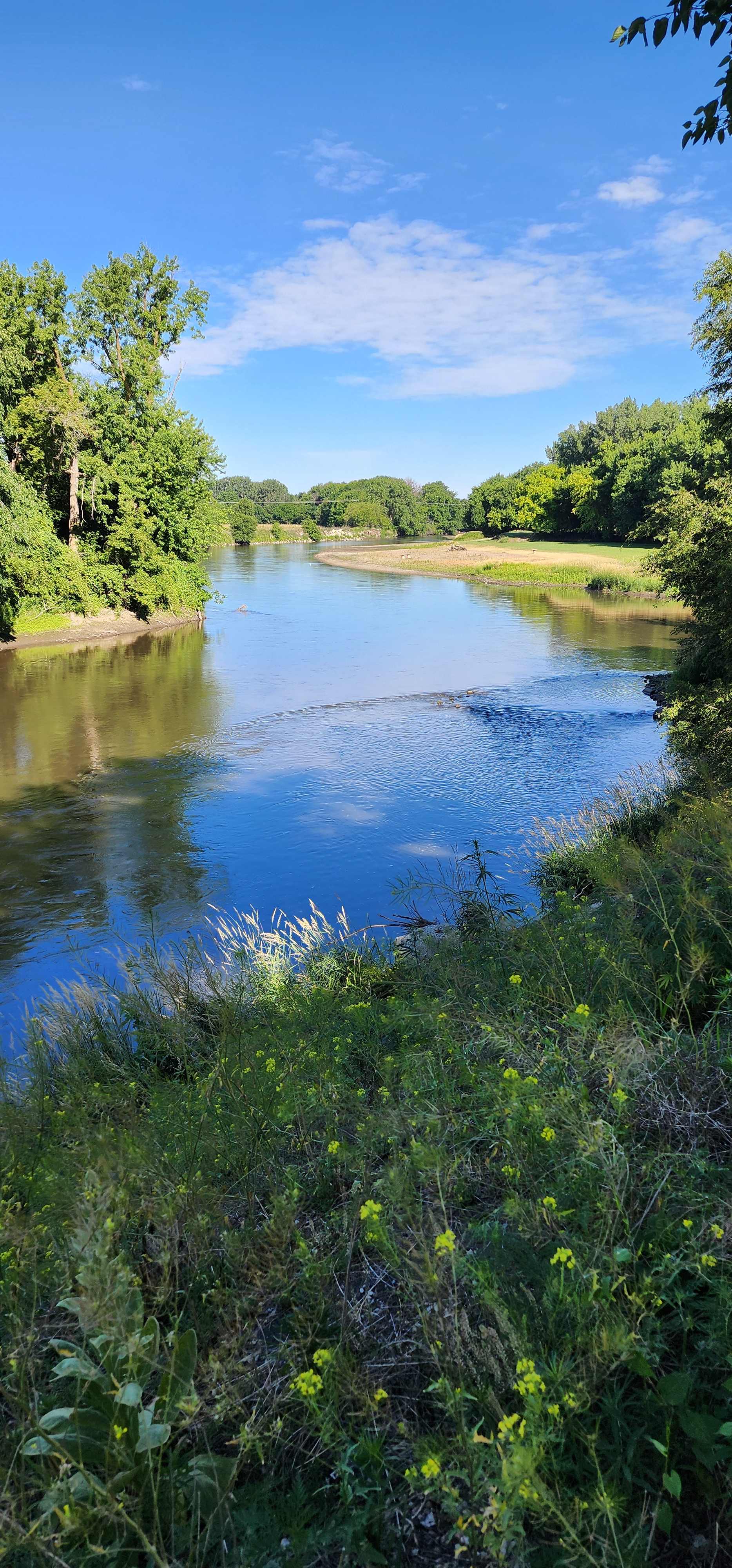 Tent camping on the Raccoon River