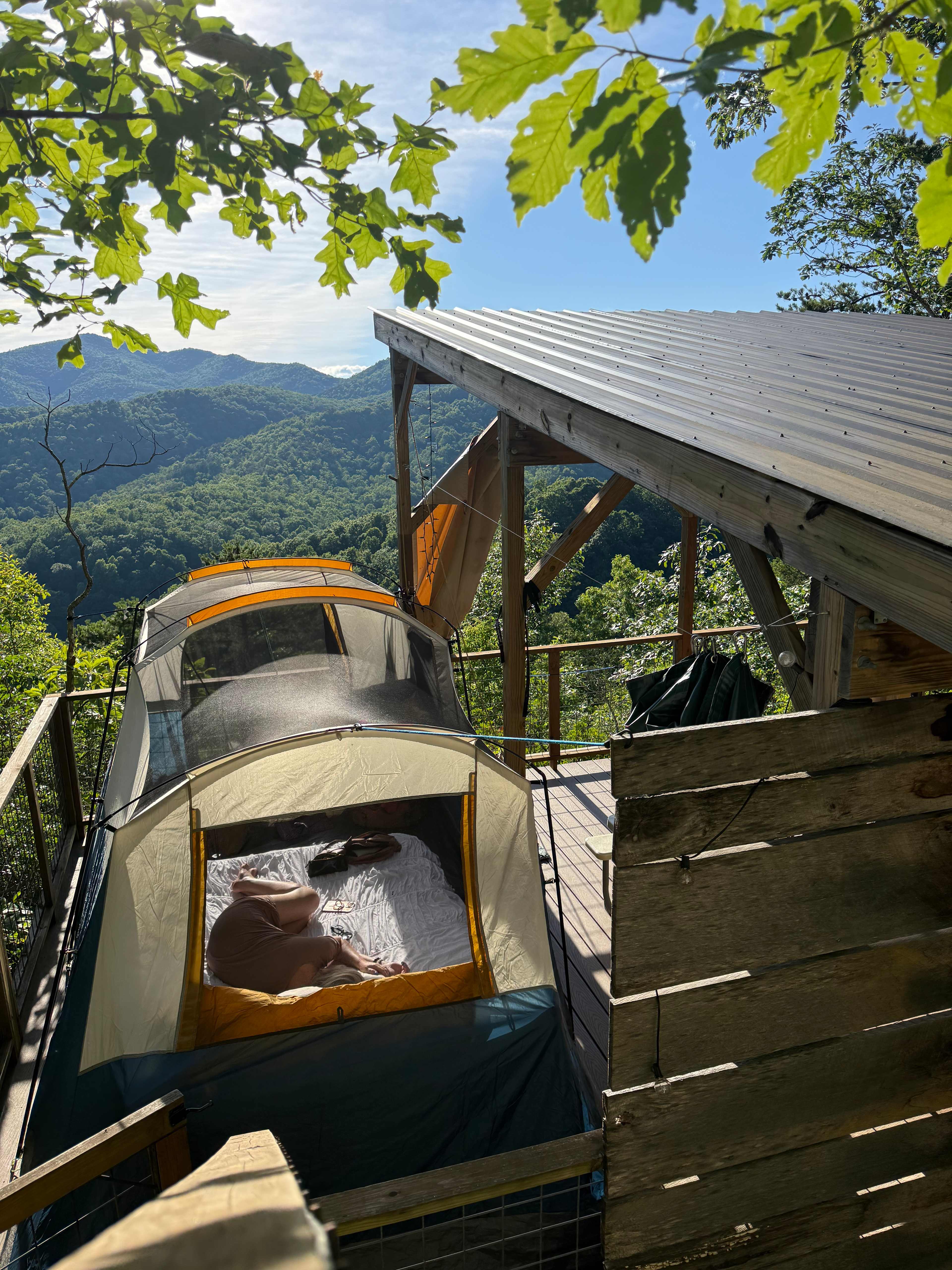 Above the Fray Glamping, Black Mtn.