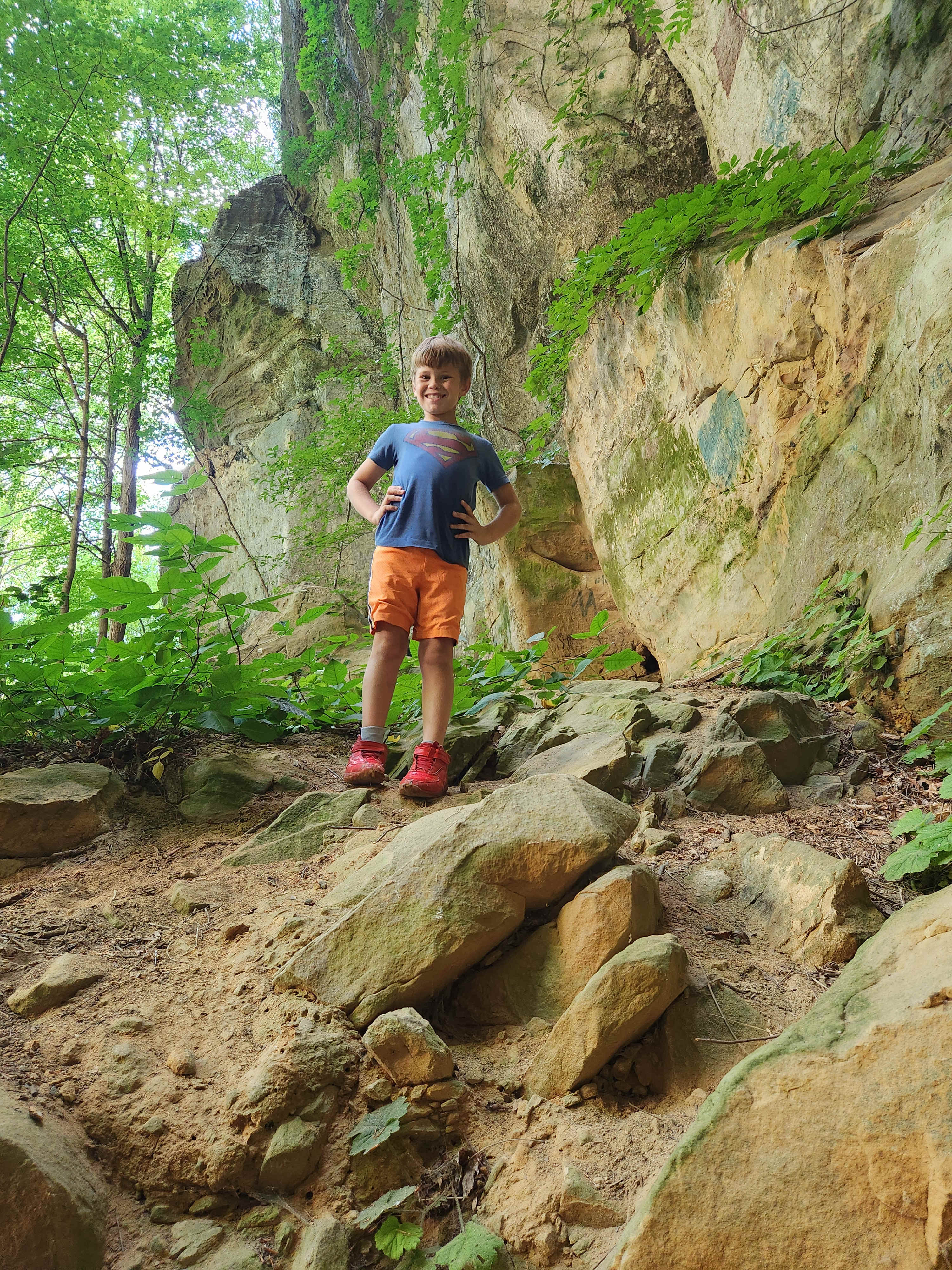 Hiking around tar springs