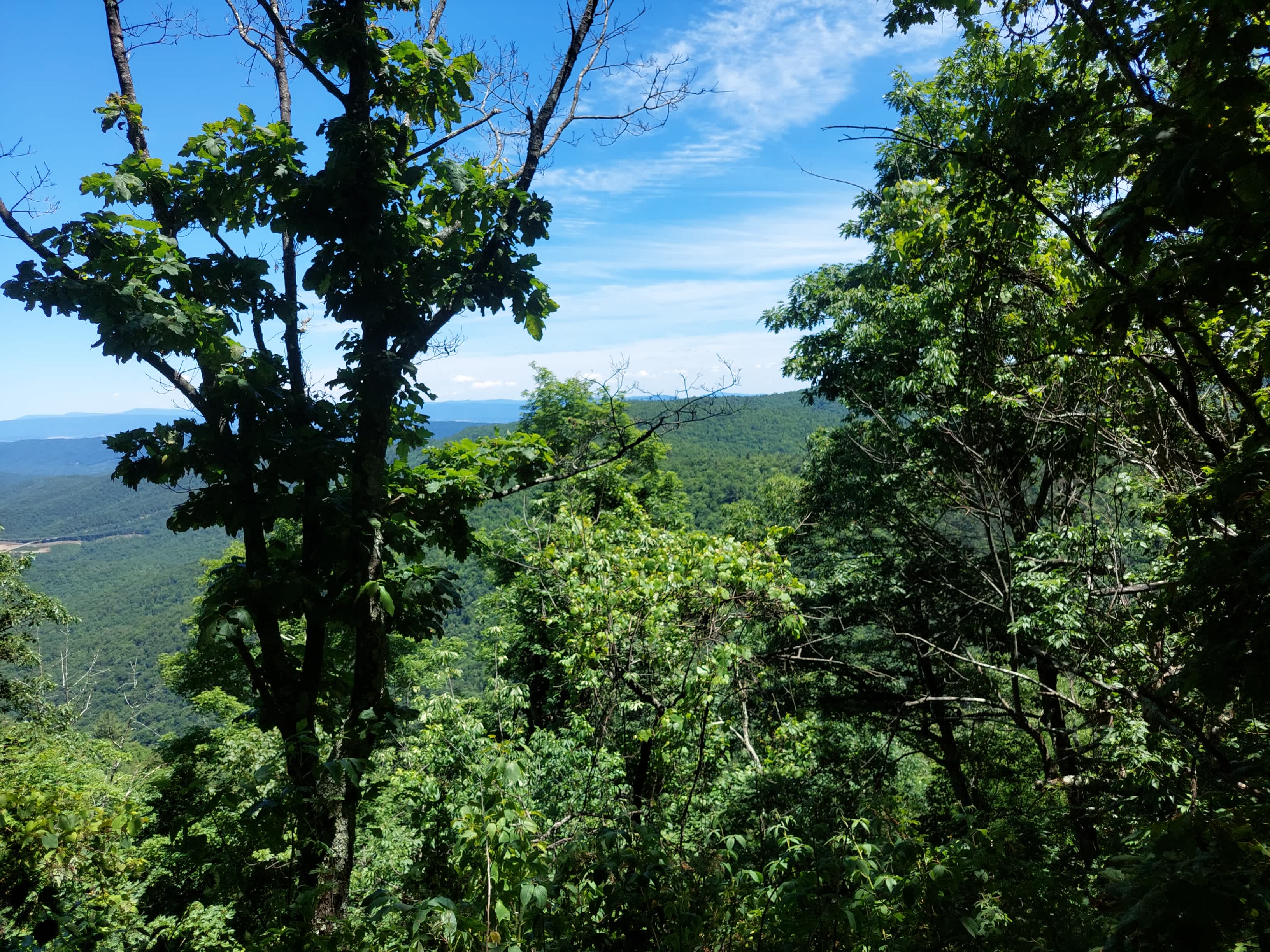 Nearby blue ridge mountains 