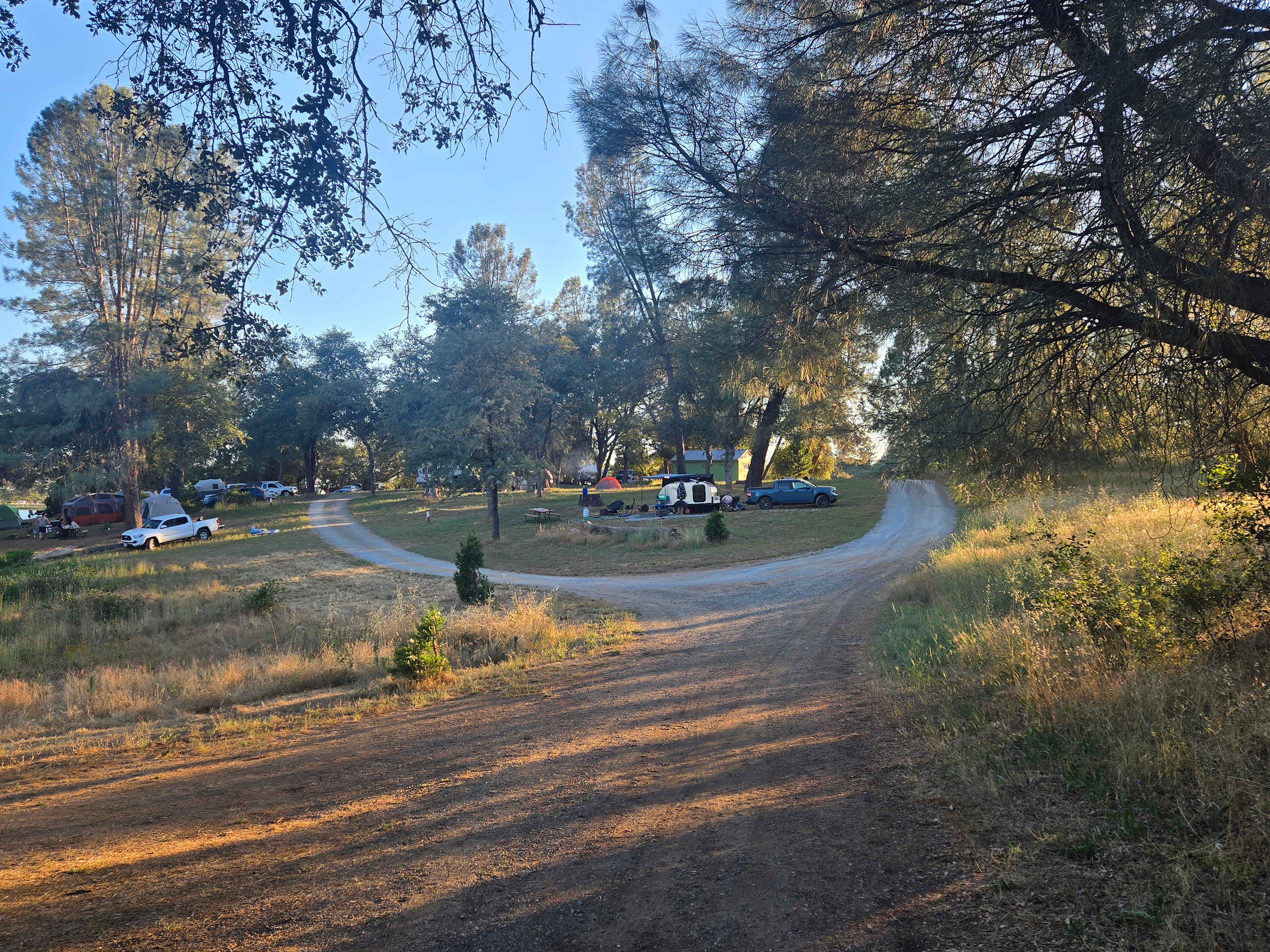 Beginning of trail around the lake
