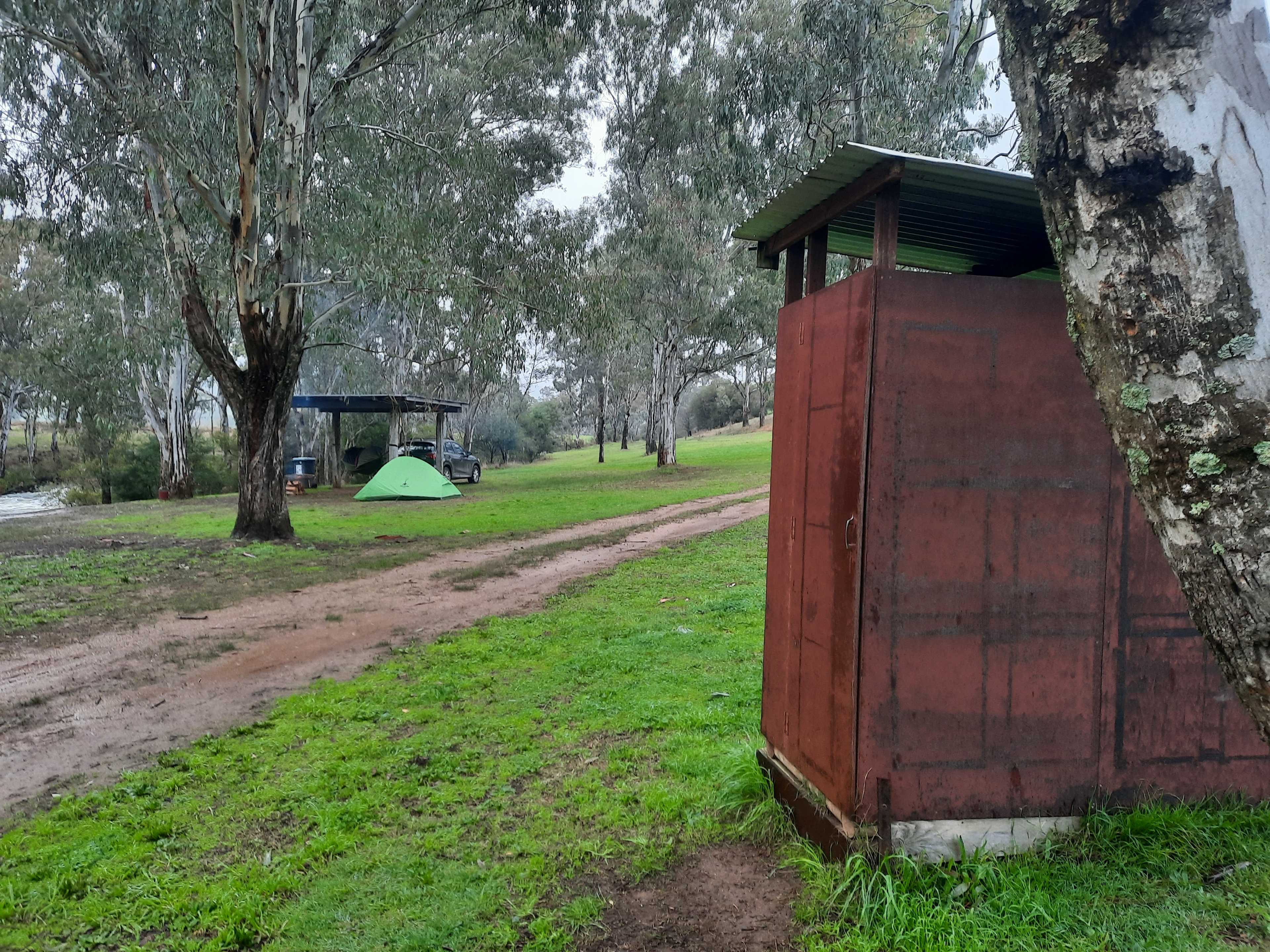 Toilet close to camp 