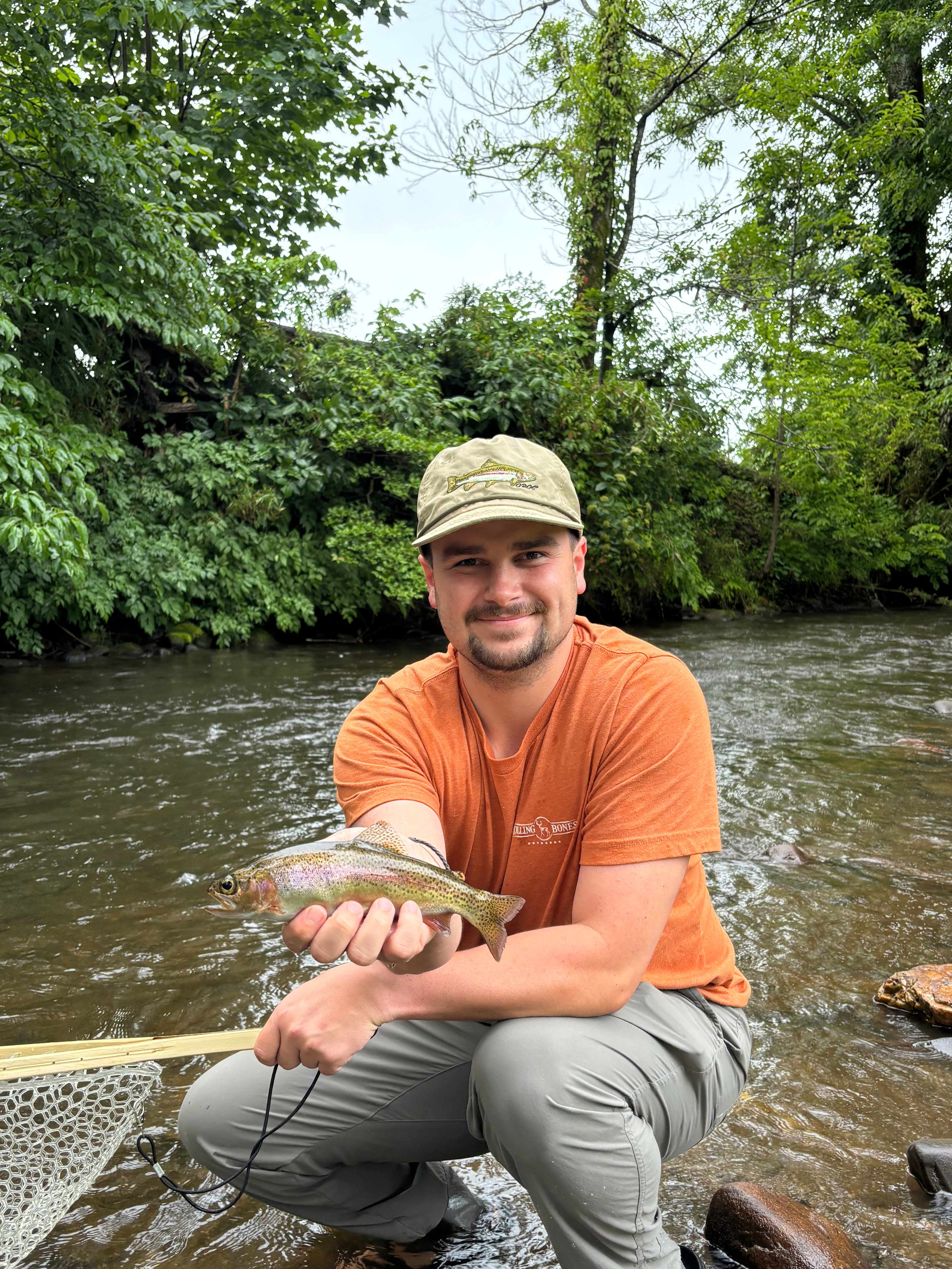 Rainbow trout from the creek 
