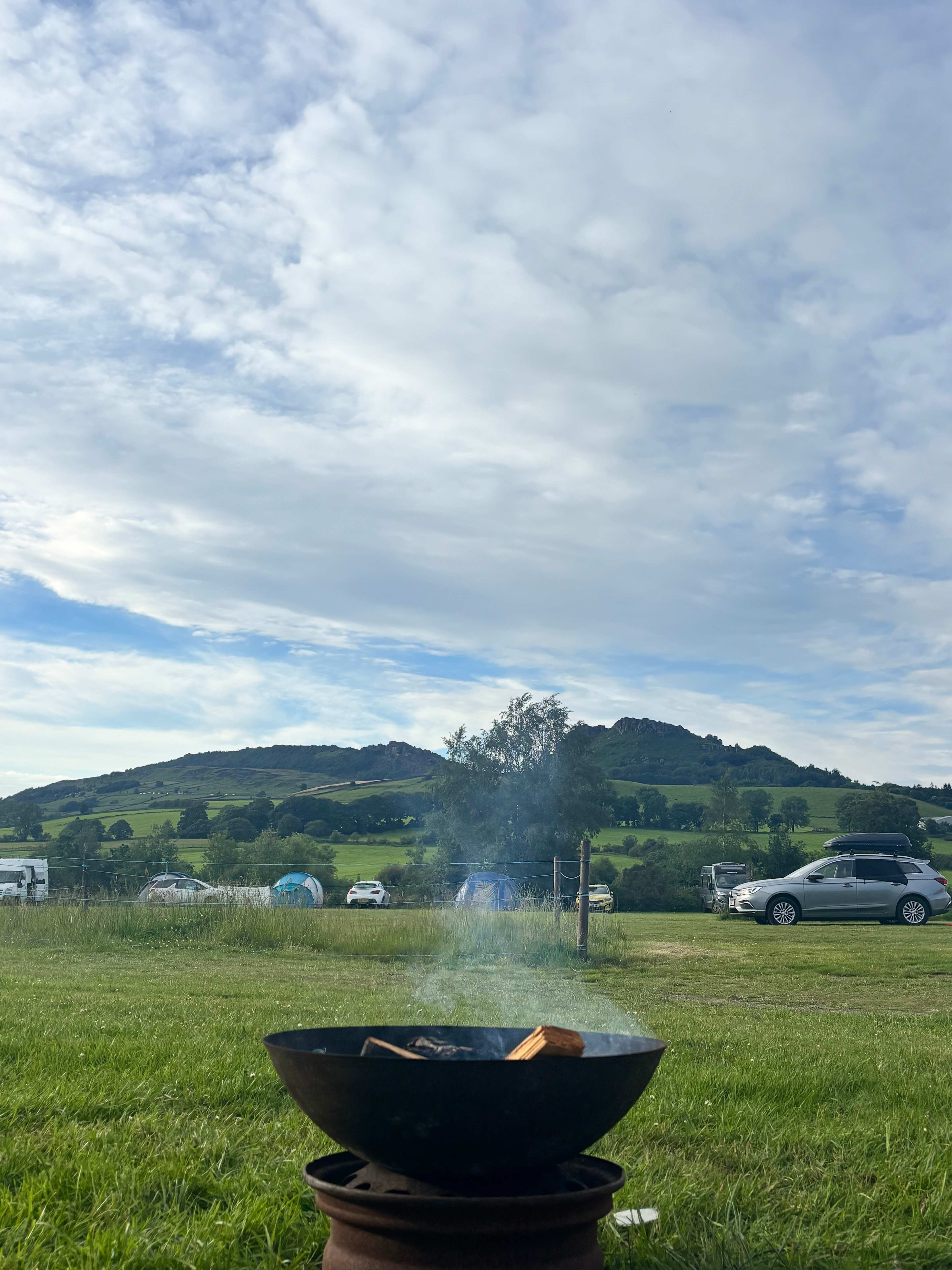Camping at The Hollies