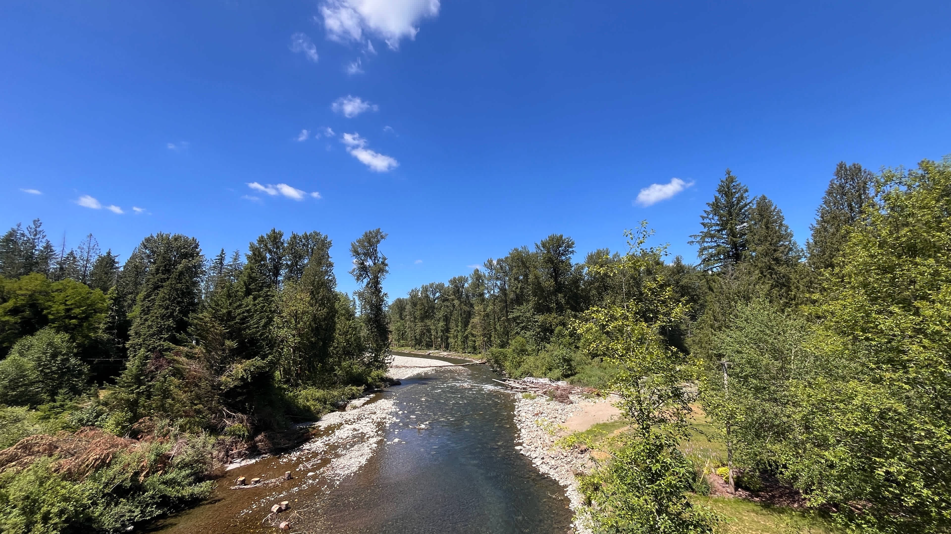Not a far walk to the river