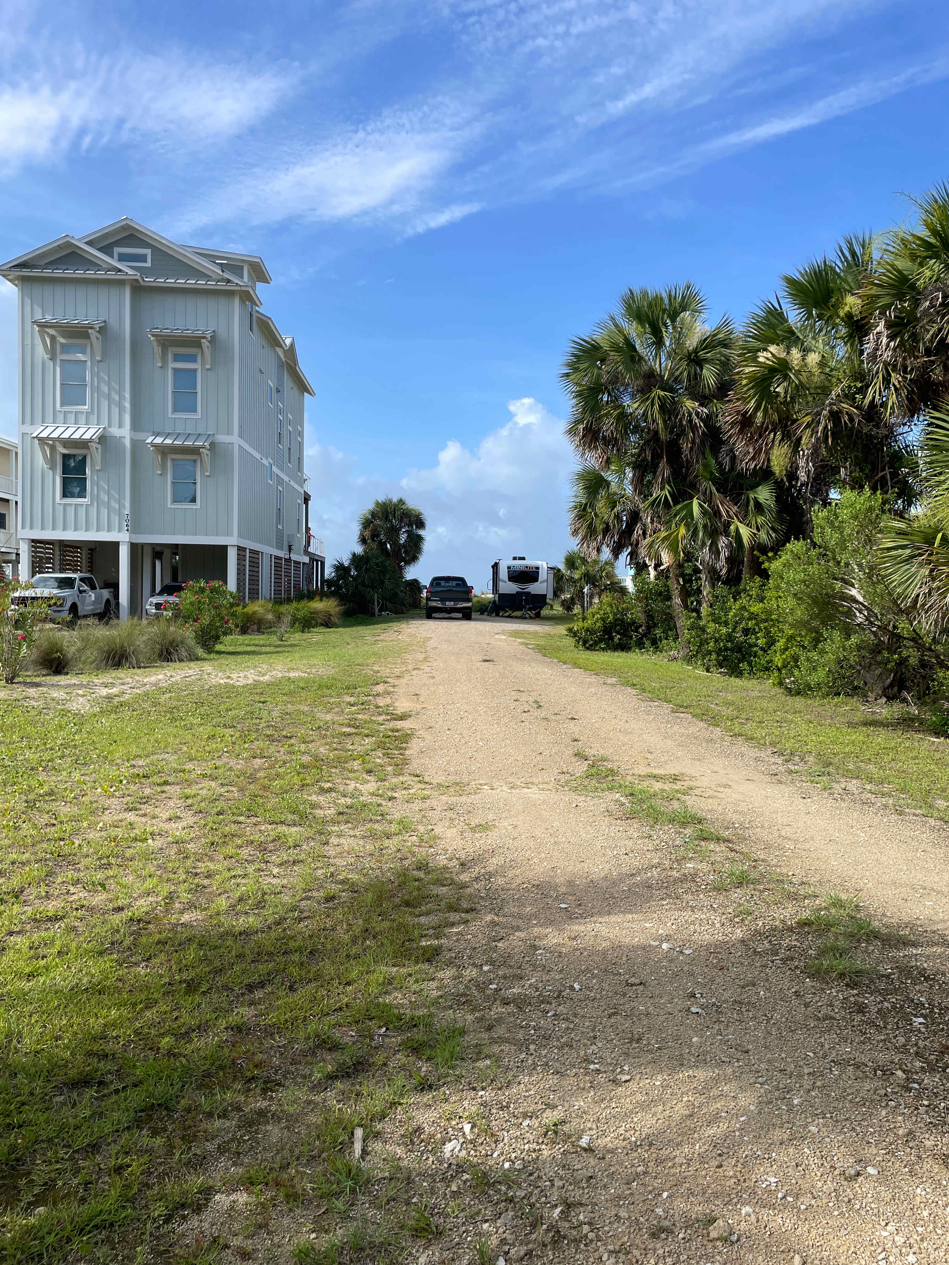 Site as viewed from the road