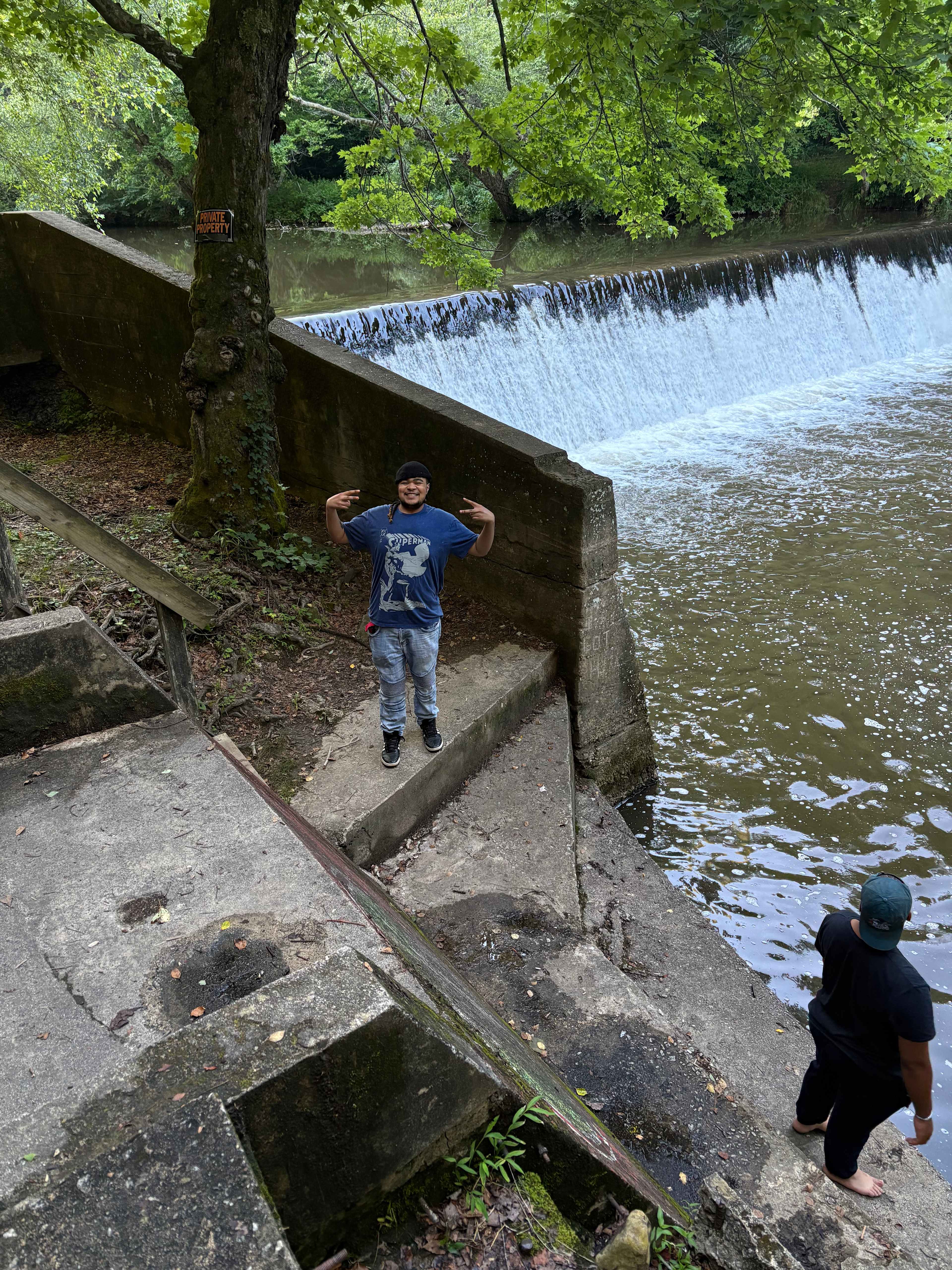 Khris at the Dam