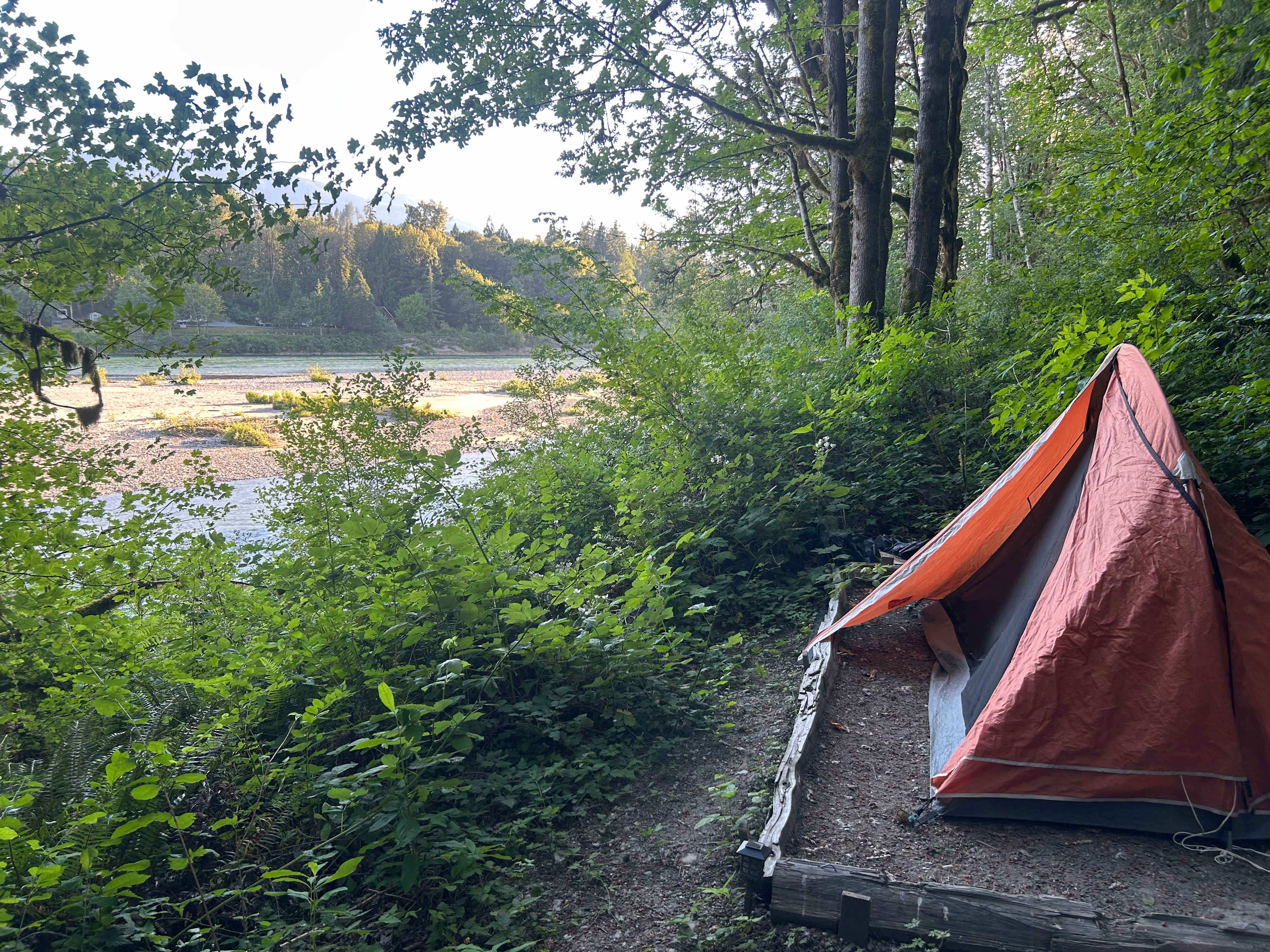 Tranquil tent spot
