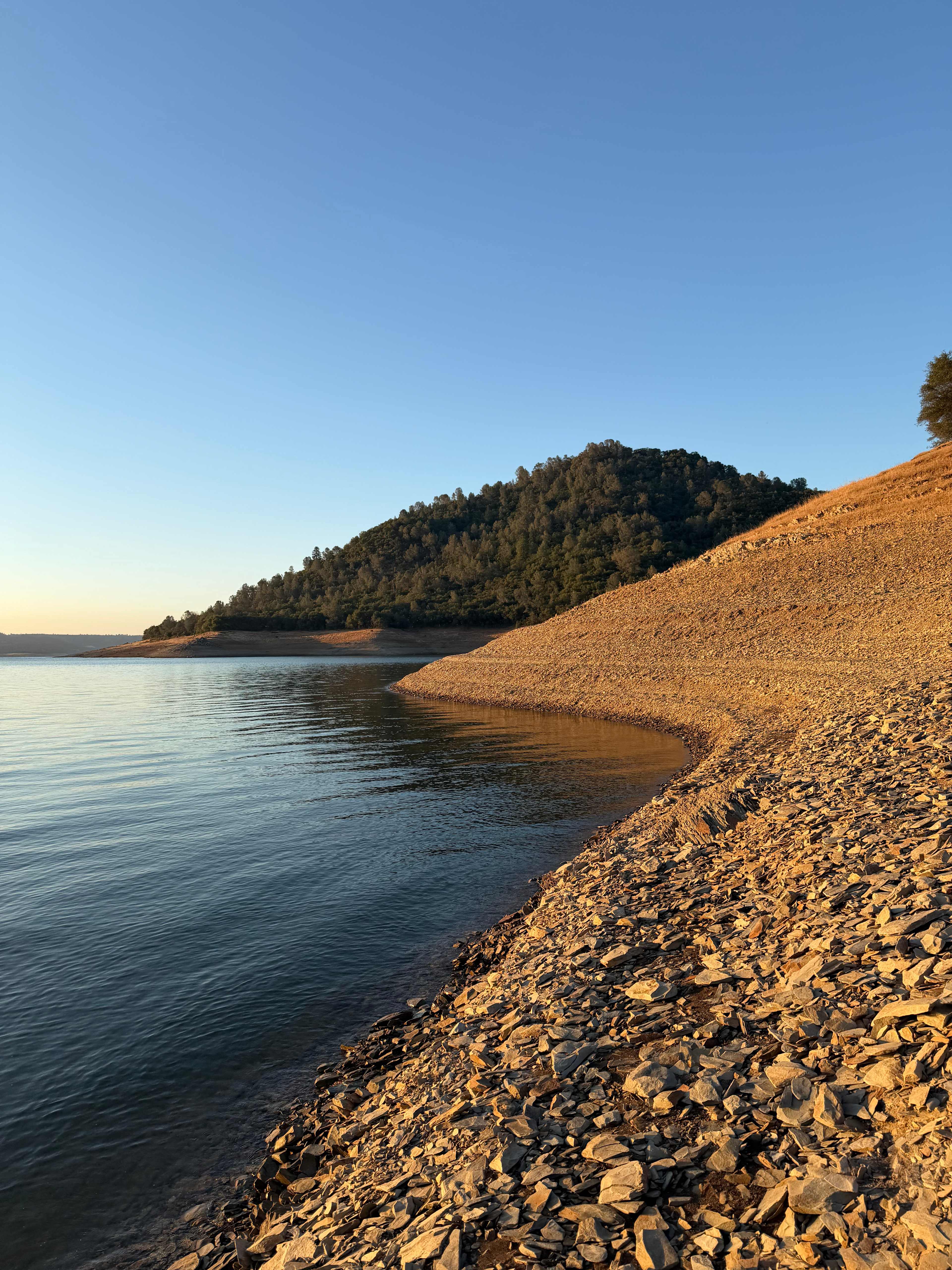 Lakeside at sunrise