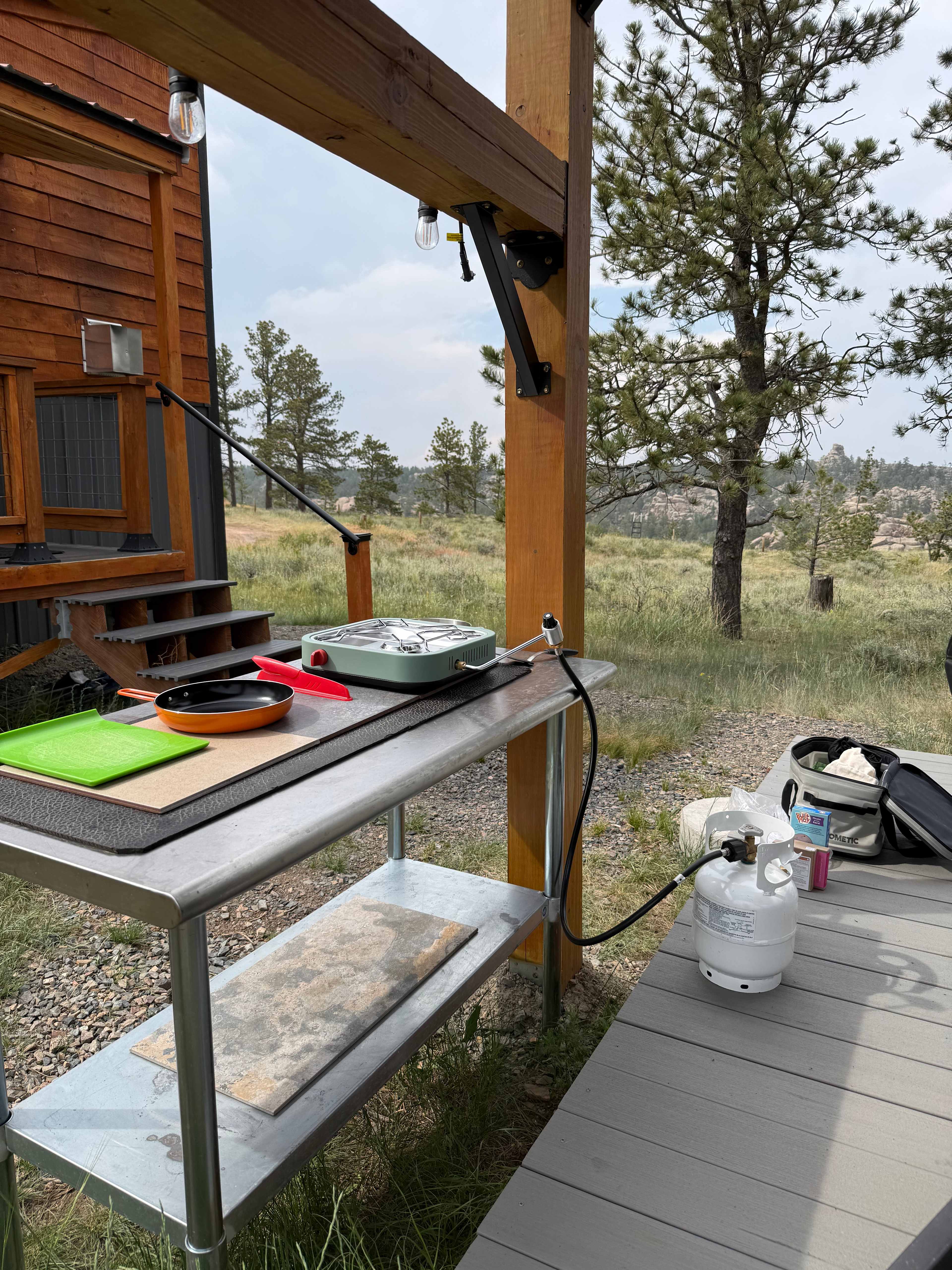 Great outdoor kitchen 