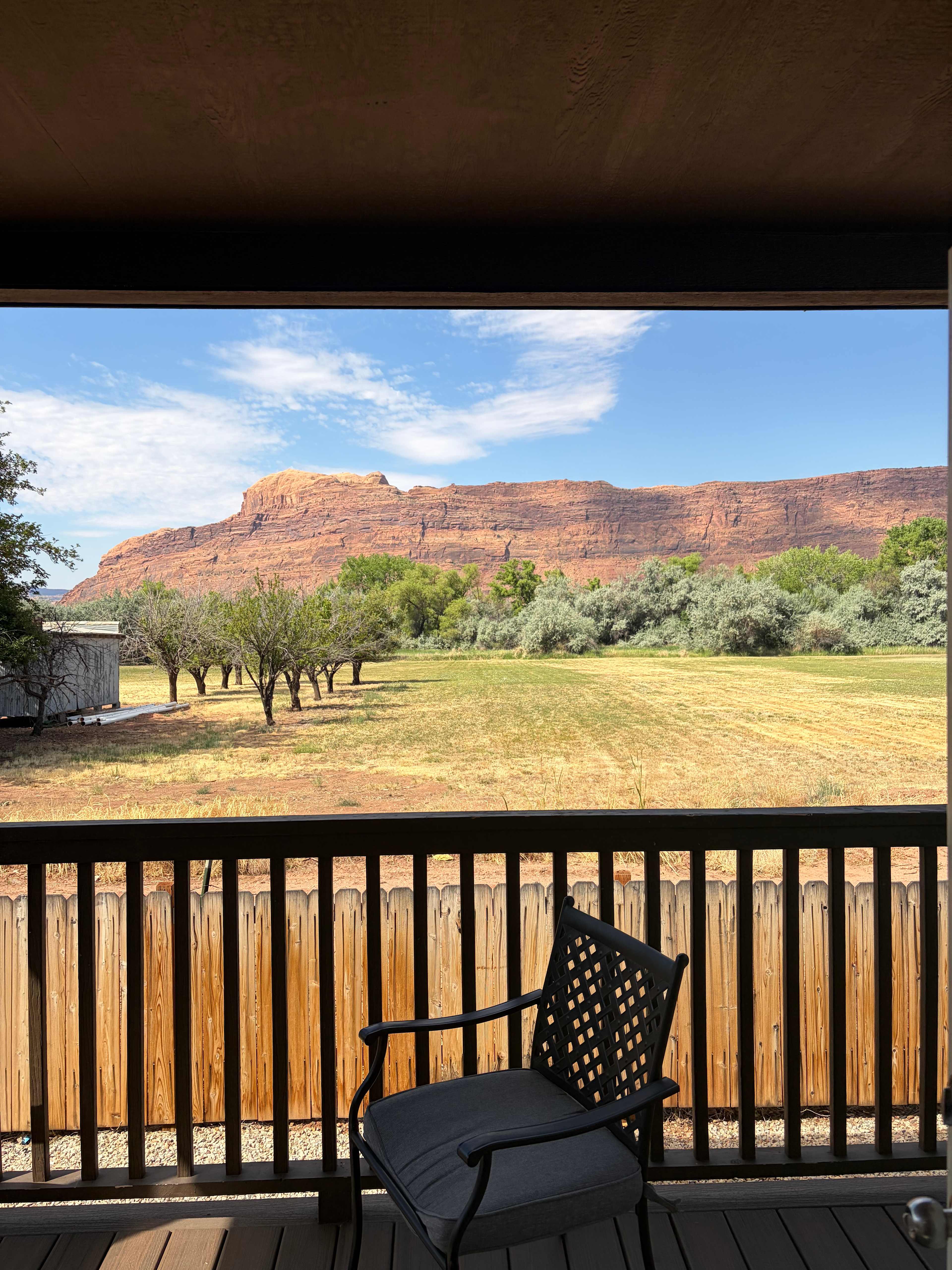 View from porch