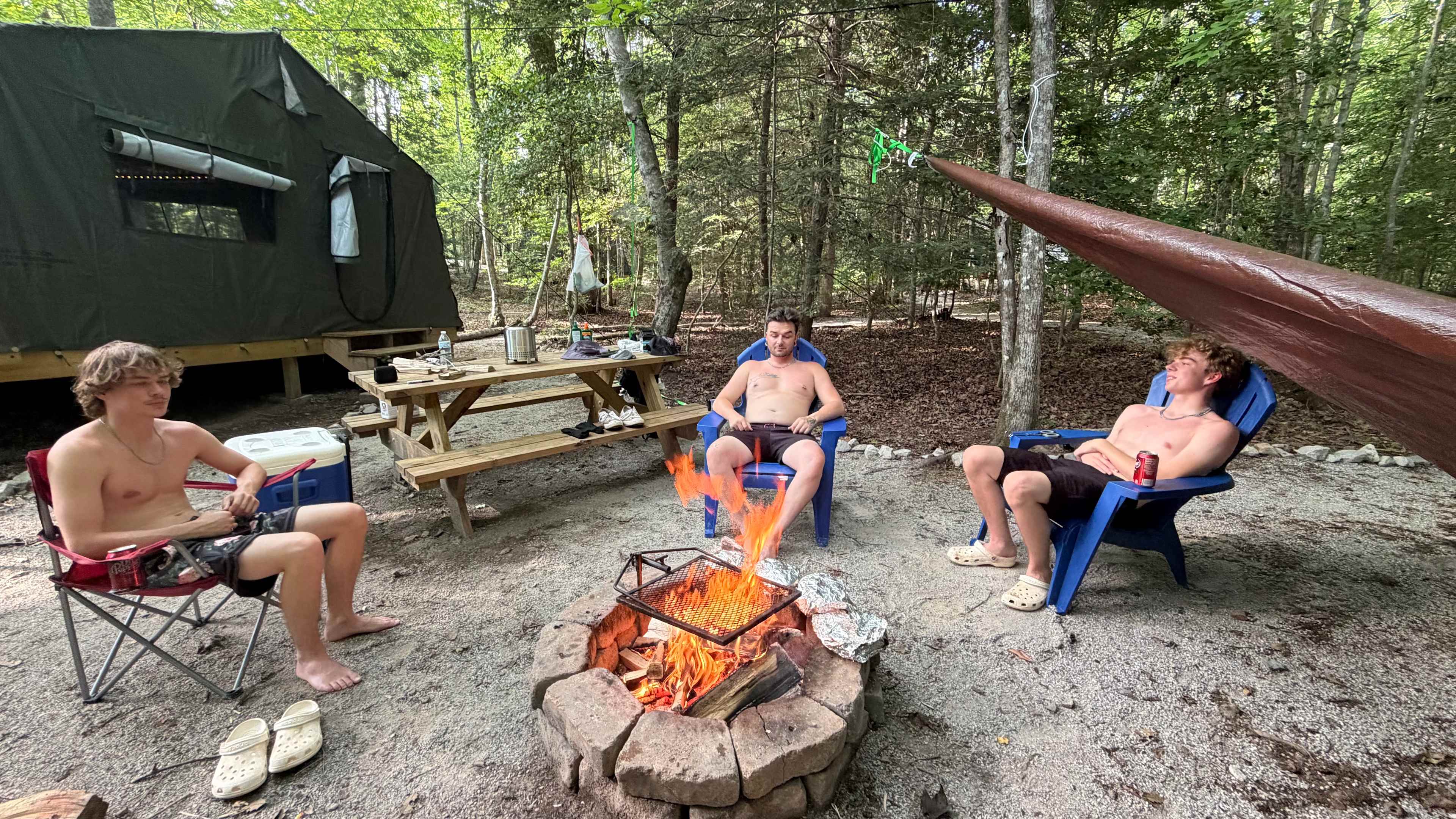 Greeter Falls Campground