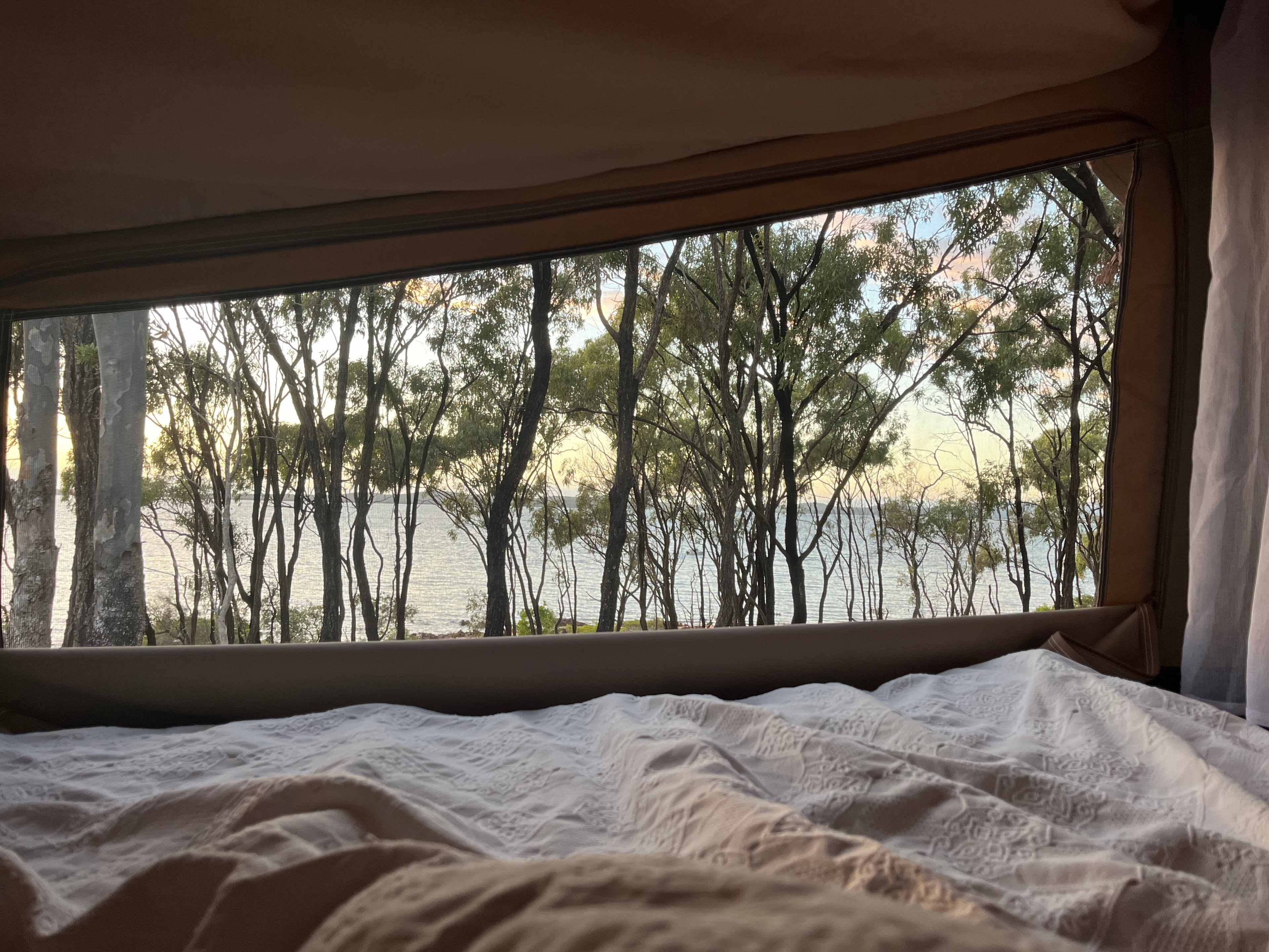 Morning view from site 5a