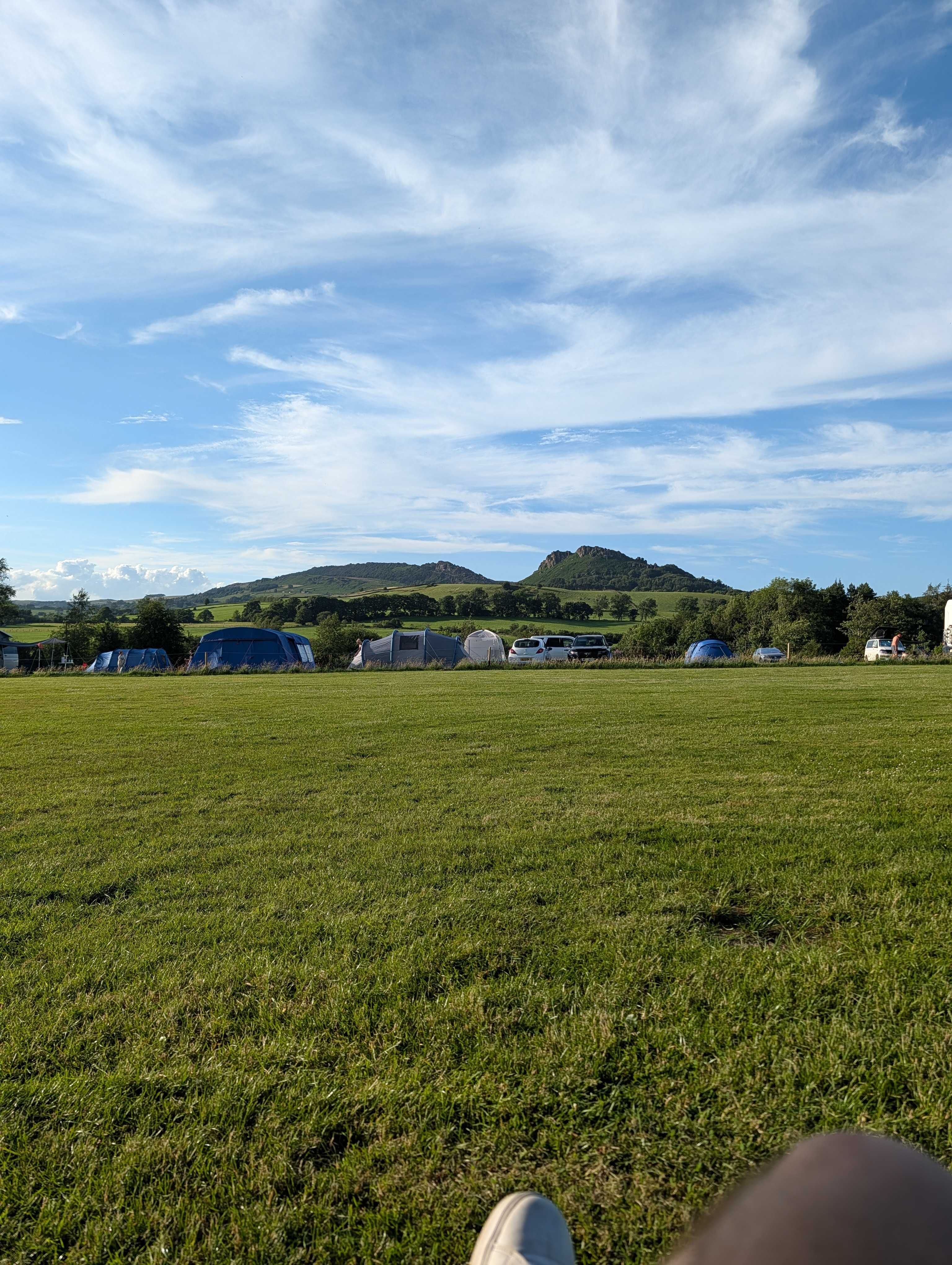 Camping at The Hollies