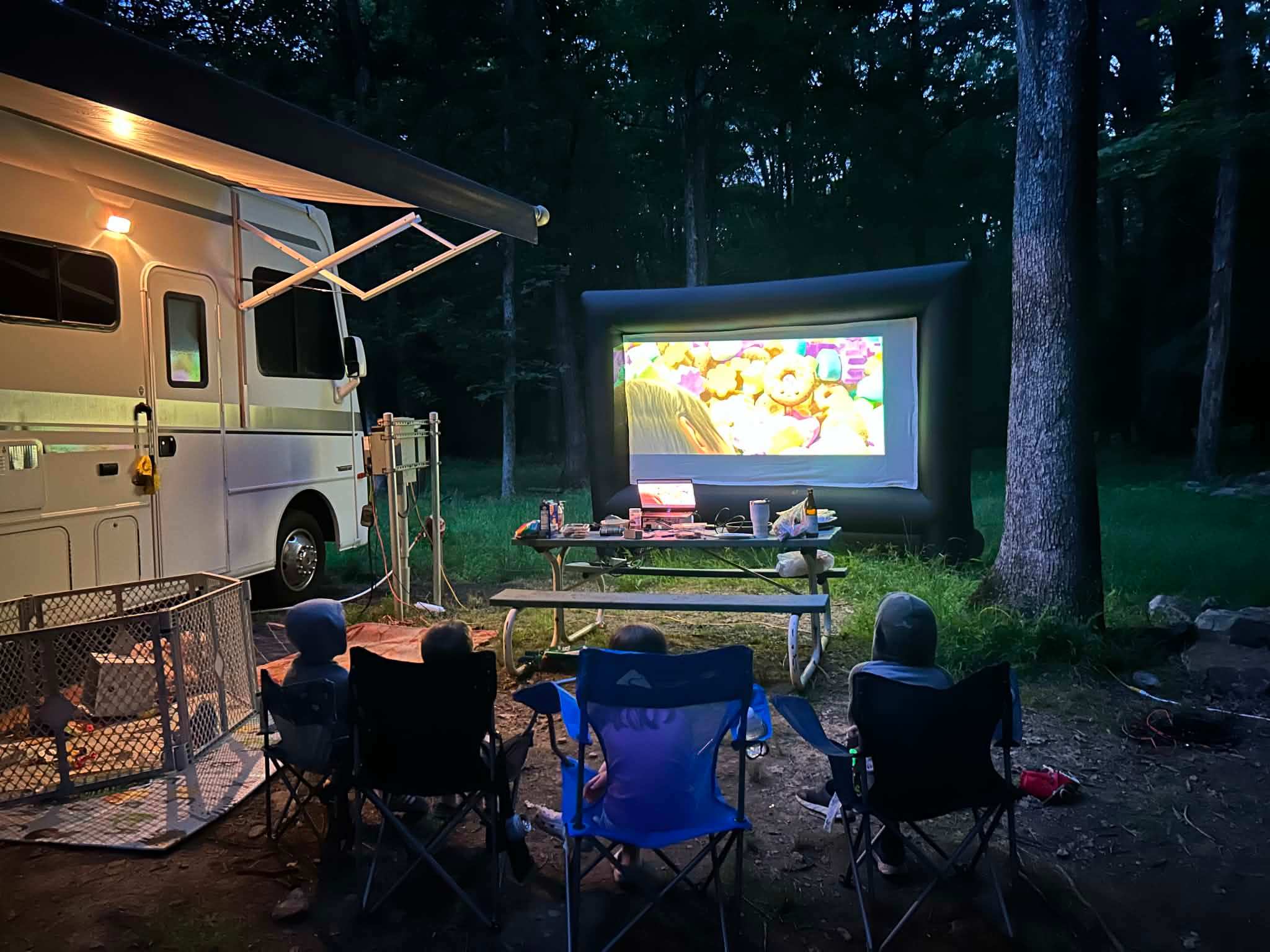 Clear Creek Cook Forest Campsite