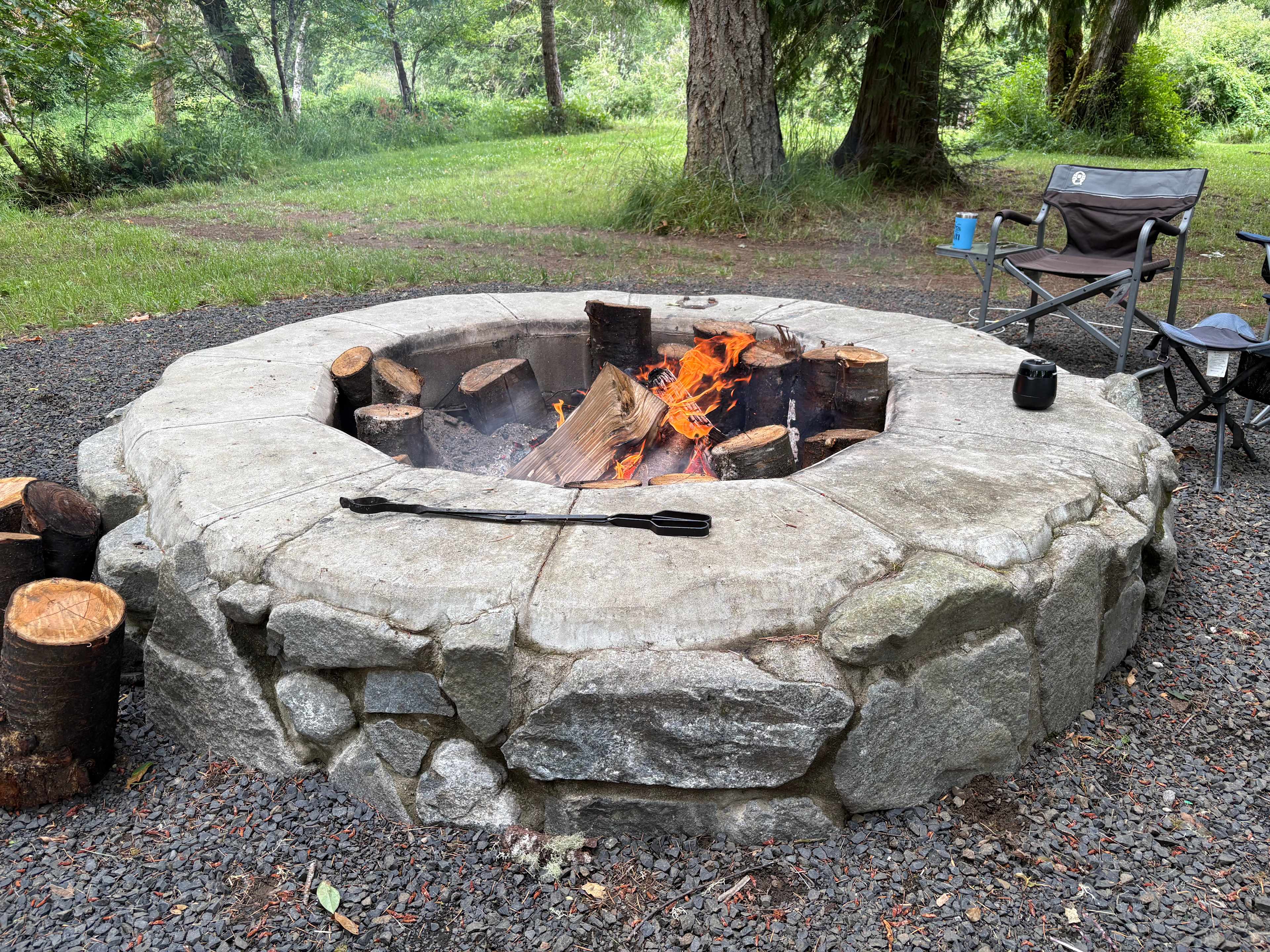 Huge firepit
