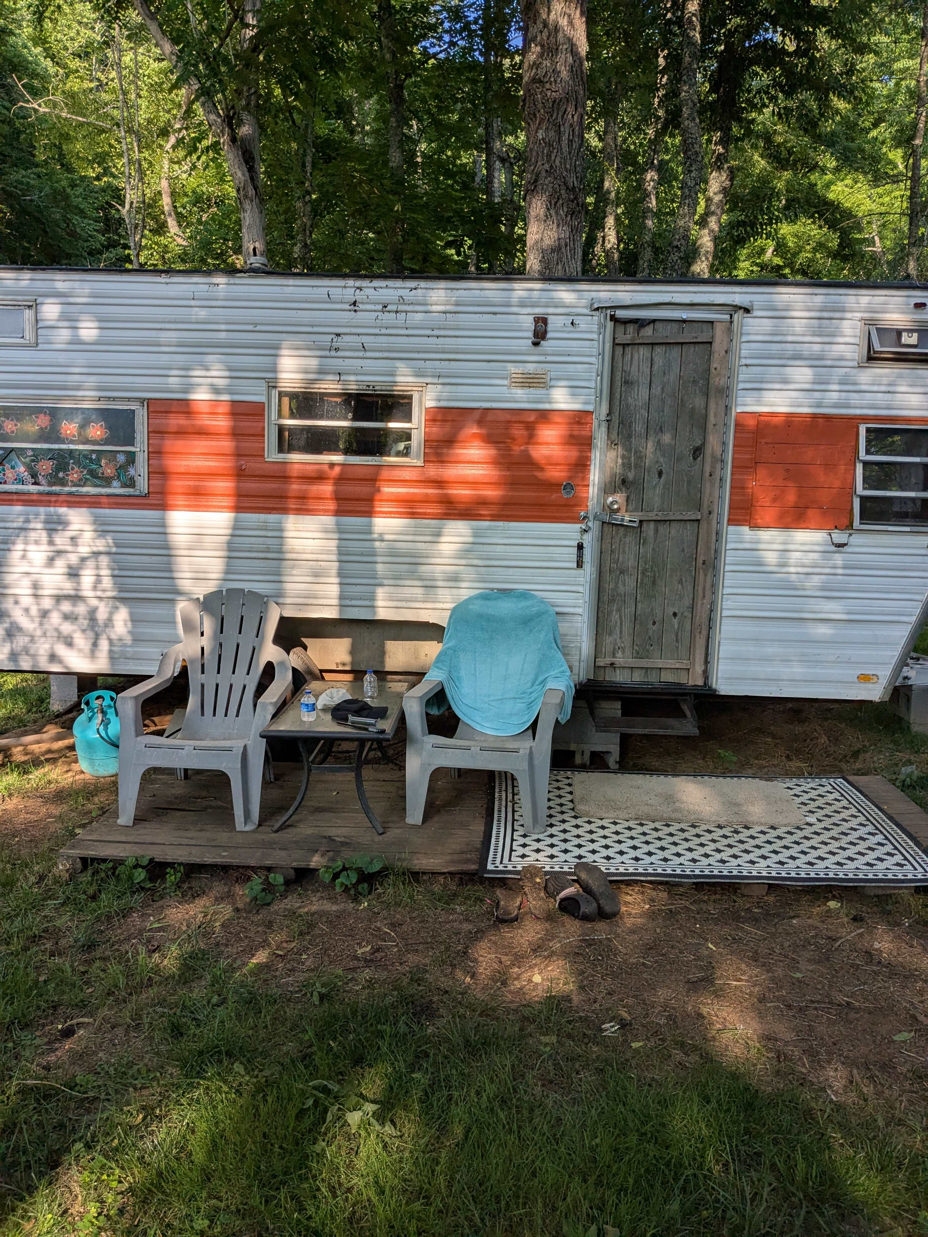 The camper was cozy and comfortable