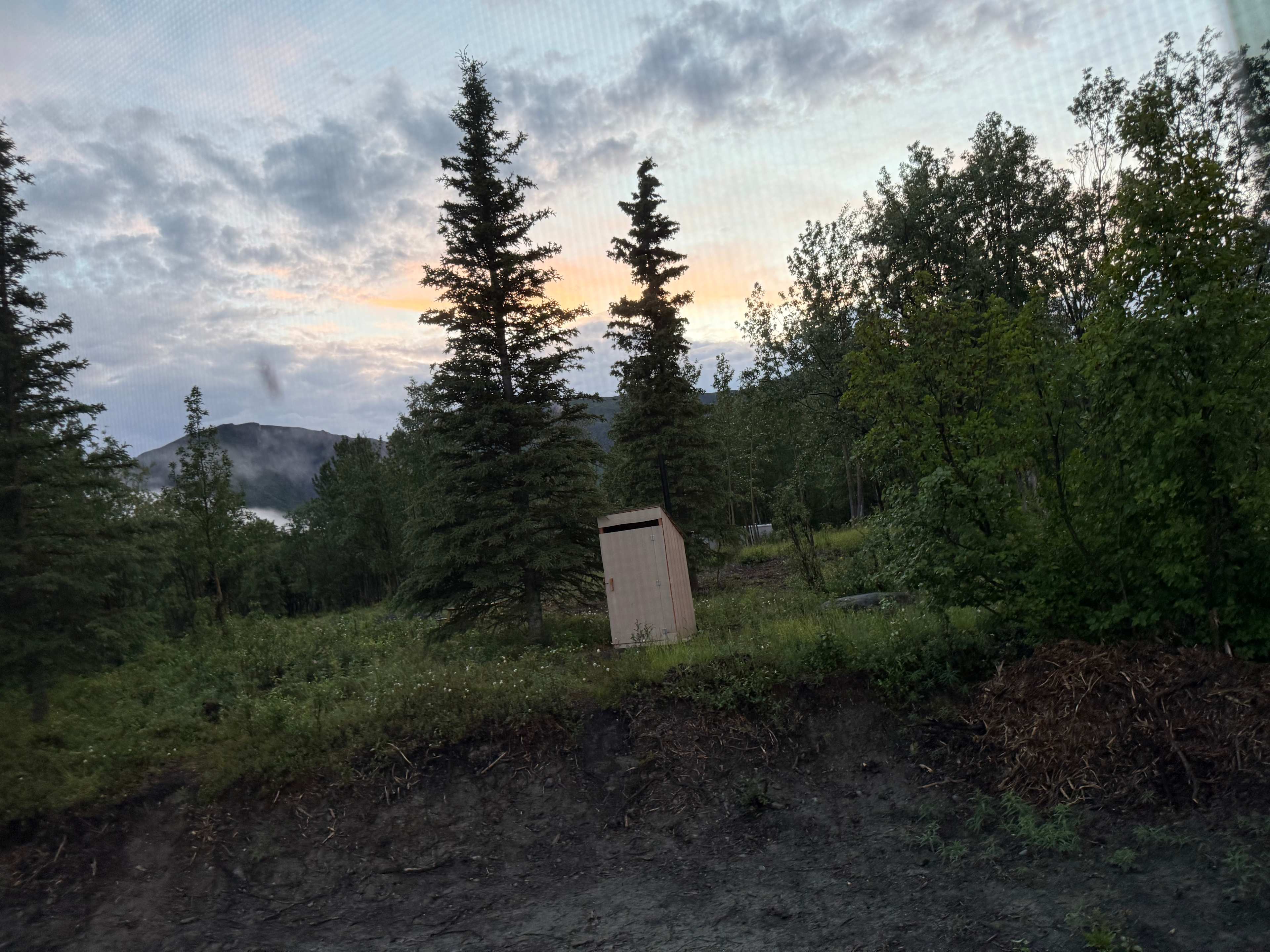 The cleanest outhouse found anywhere!
